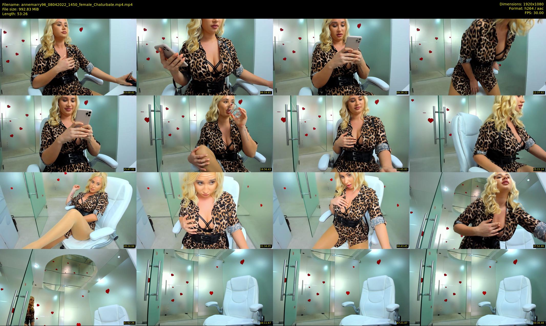 annemarry96 — 54 minute Chaturbate female cam show recording, 1080p, Apr 8, 2022