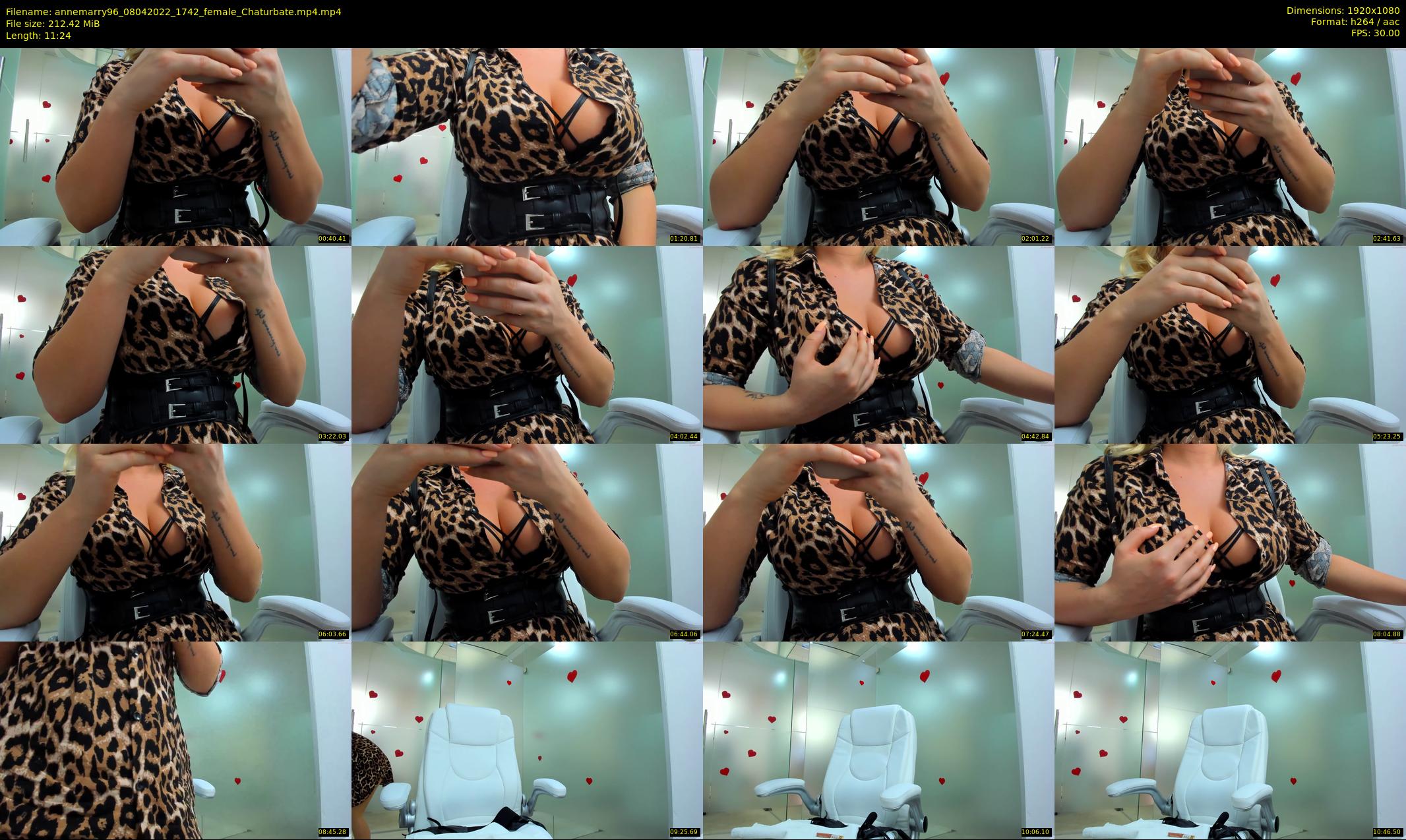 annemarry96 — 12 minute Chaturbate female cam show recording, 1080p, Apr 8, 2022