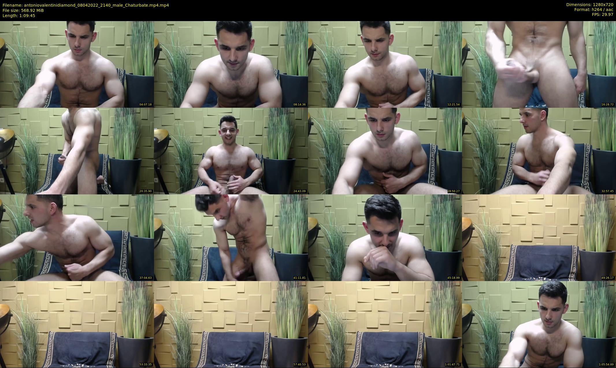 antoniovalentinidiamond — 70 minute Chaturbate male cam show recording, 720p, Apr 8, 2022