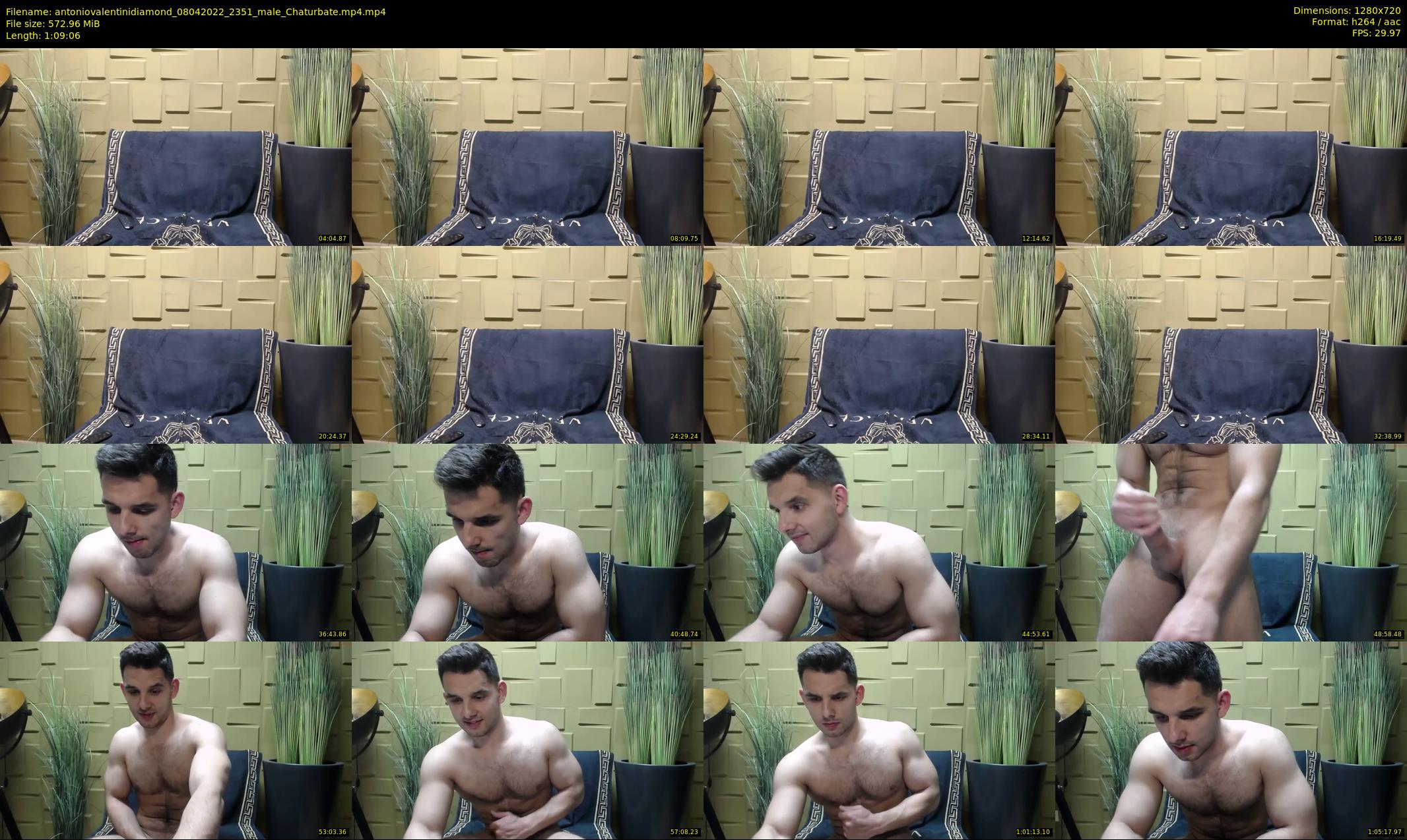 antoniovalentinidiamond — 70 minute Chaturbate male cam show recording, 720p, Apr 8, 2022