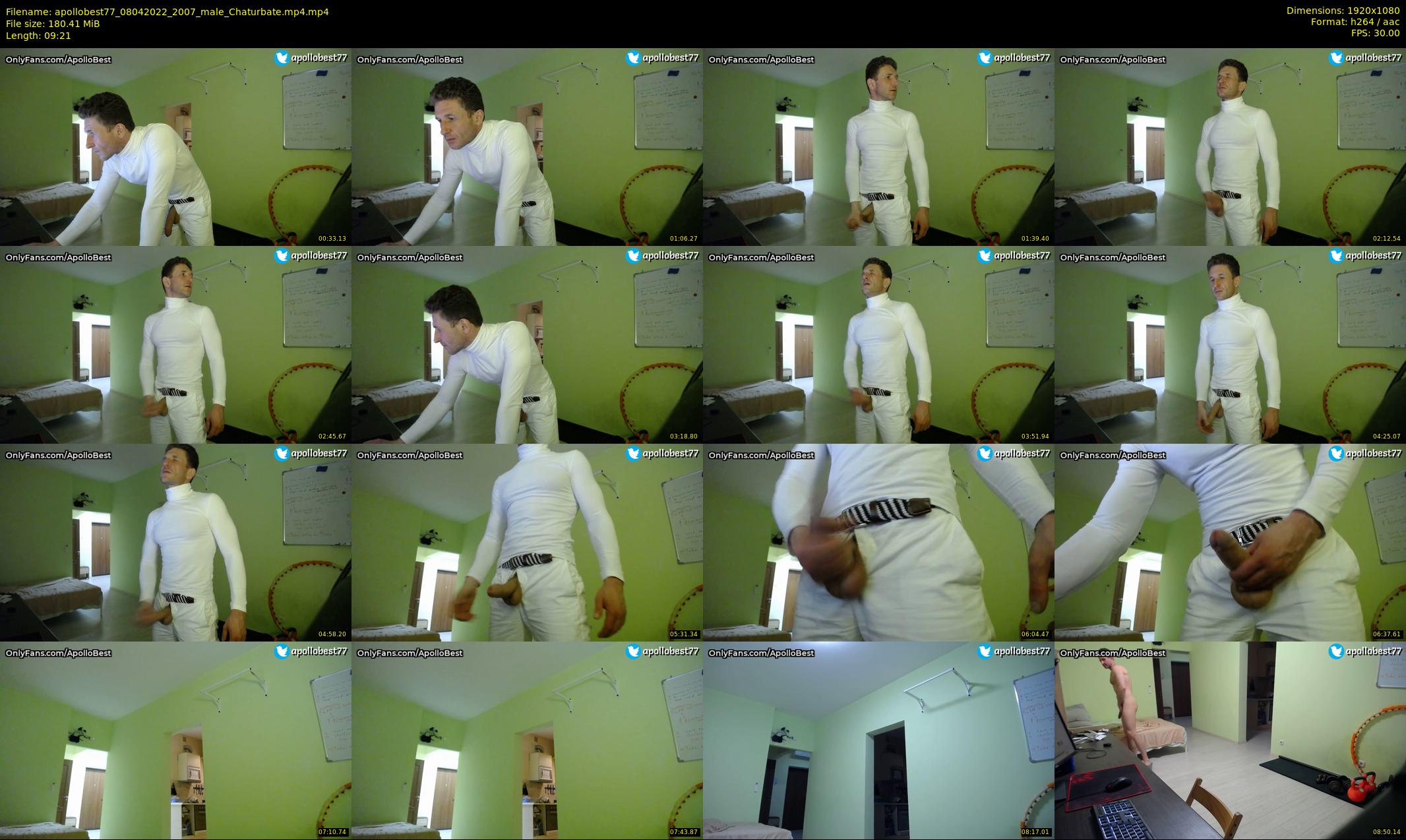apollobest77 — 10 minute Chaturbate male cam show recording, 1080p, Apr 8, 2022