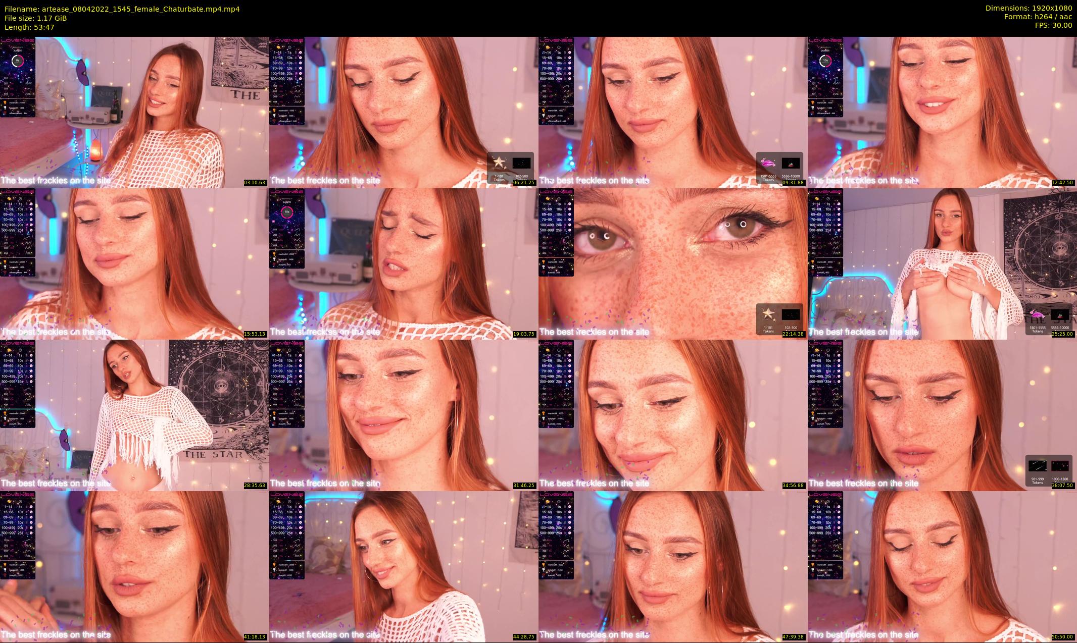 artease — 54 minute Chaturbate female cam show recording, 1080p, Apr 8, 2022