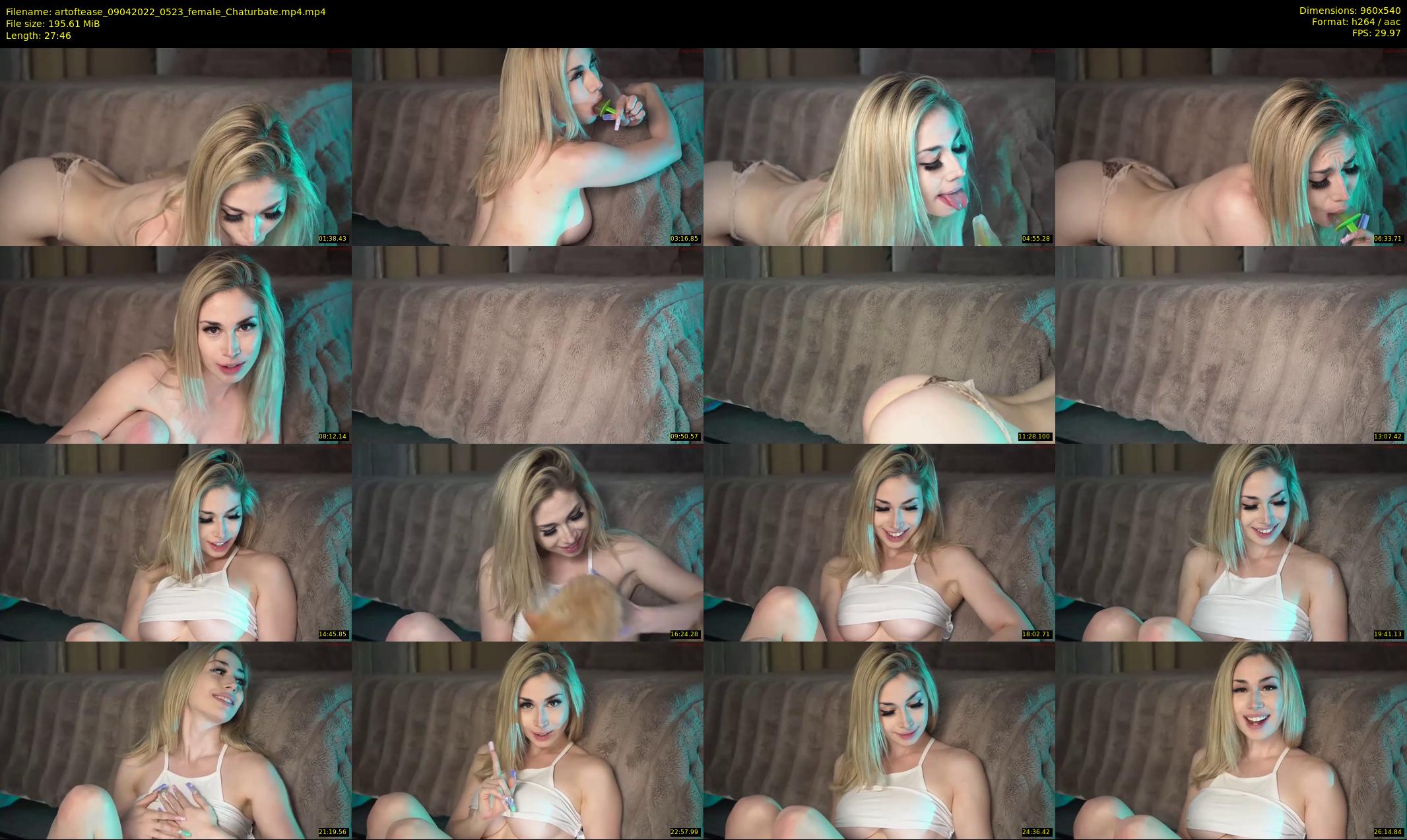 artoftease — 28 minute Chaturbate female cam show recording, 480p, Apr 9, 2022