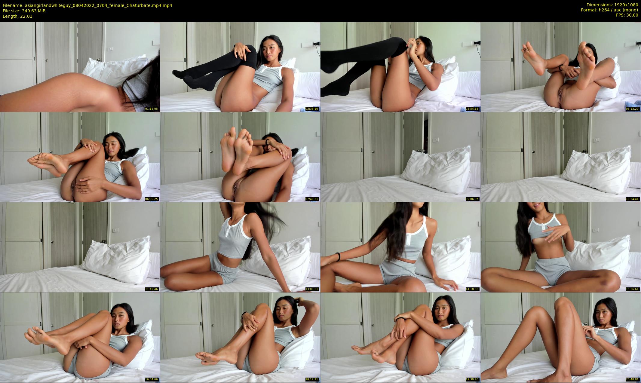 asiangirlandwhiteguy — 23 minute Chaturbate couple cam show recording, 1080p, Apr 8, 2022