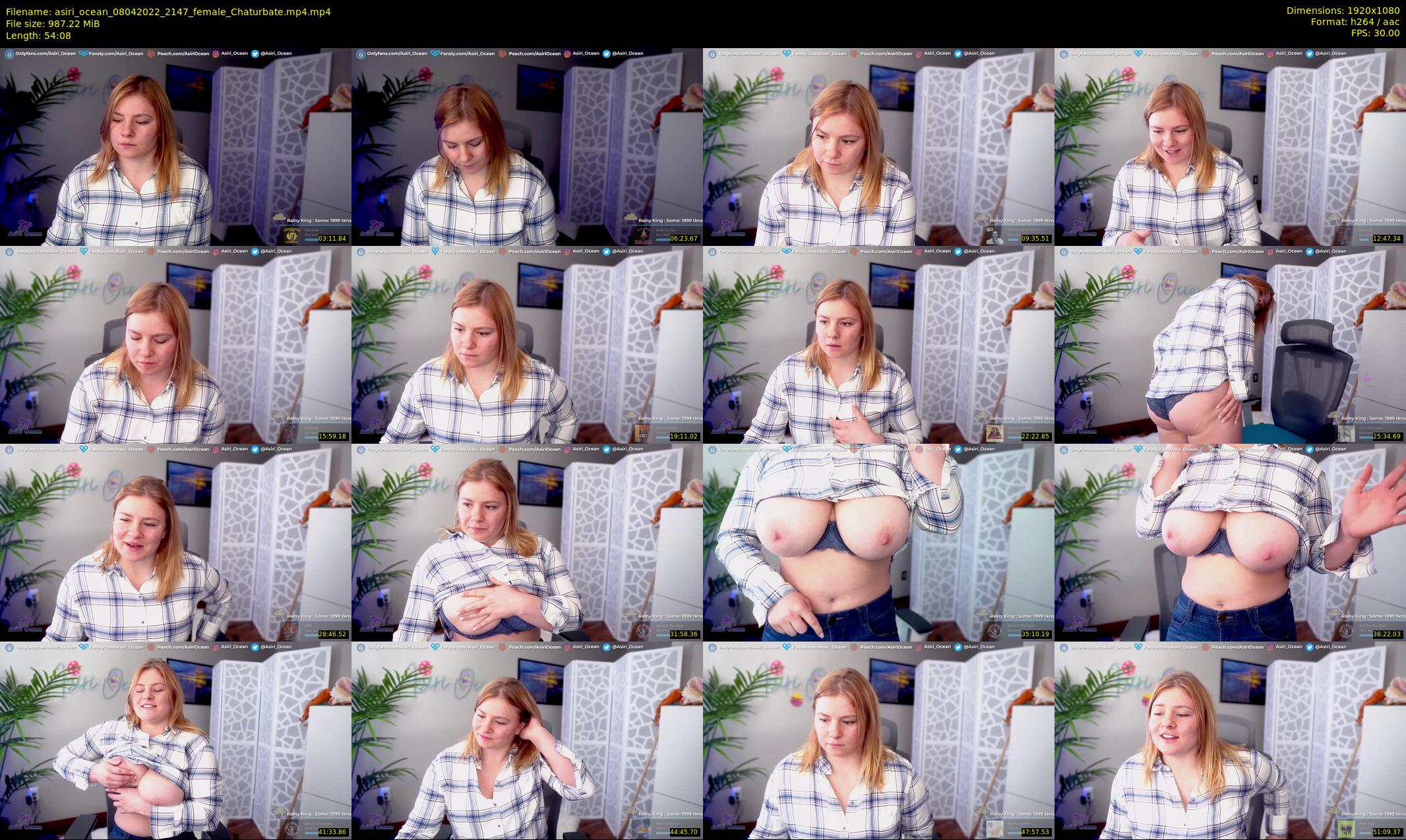 asiri_ocean — 55 minute Chaturbate female cam show recording, 1080p, Apr 8, 2022