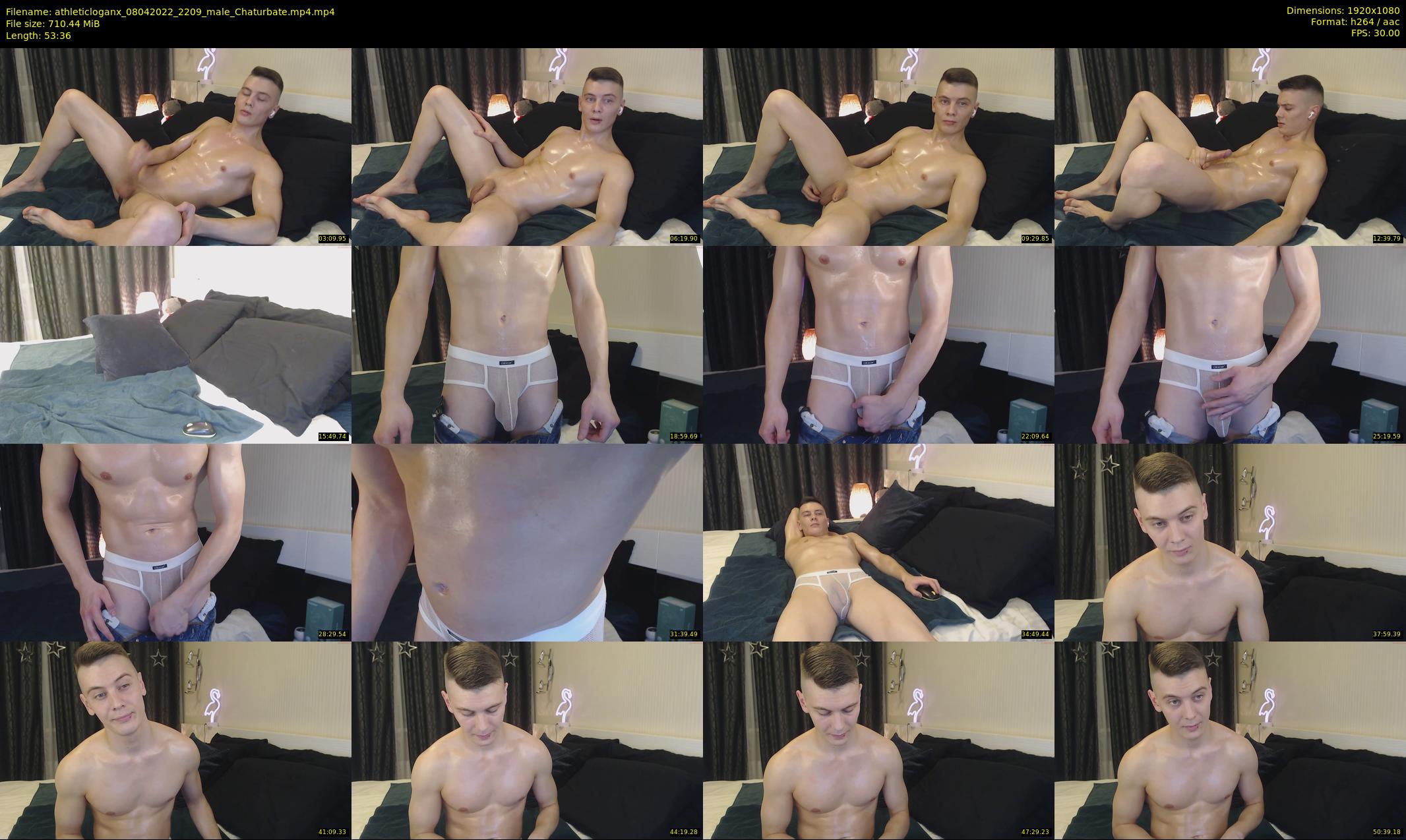 athleticloganx — 54 minute Chaturbate male cam show recording, 1080p, Apr 8, 2022