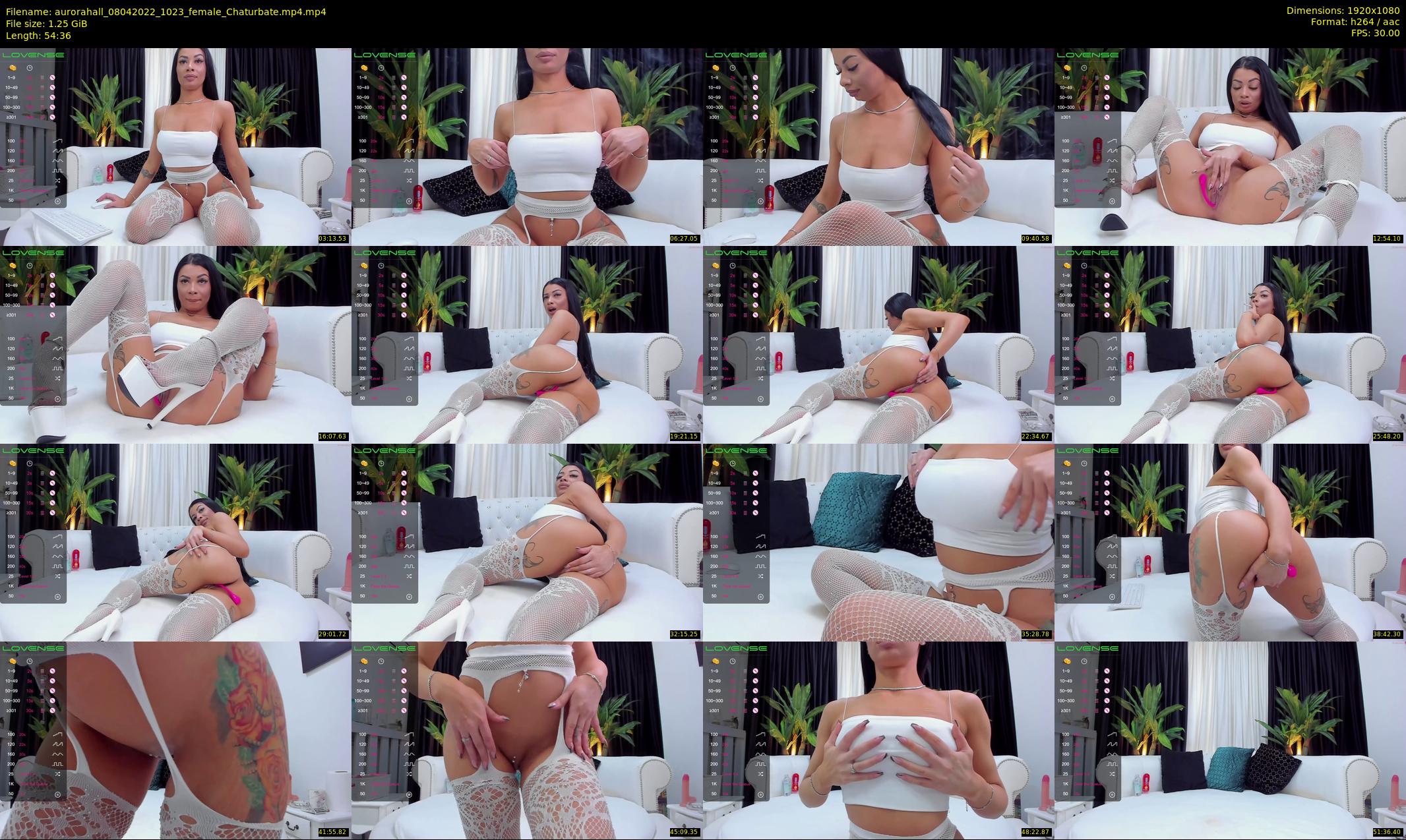aurorahall — 55 minute Chaturbate female cam show recording, 1080p, Apr 8, 2022