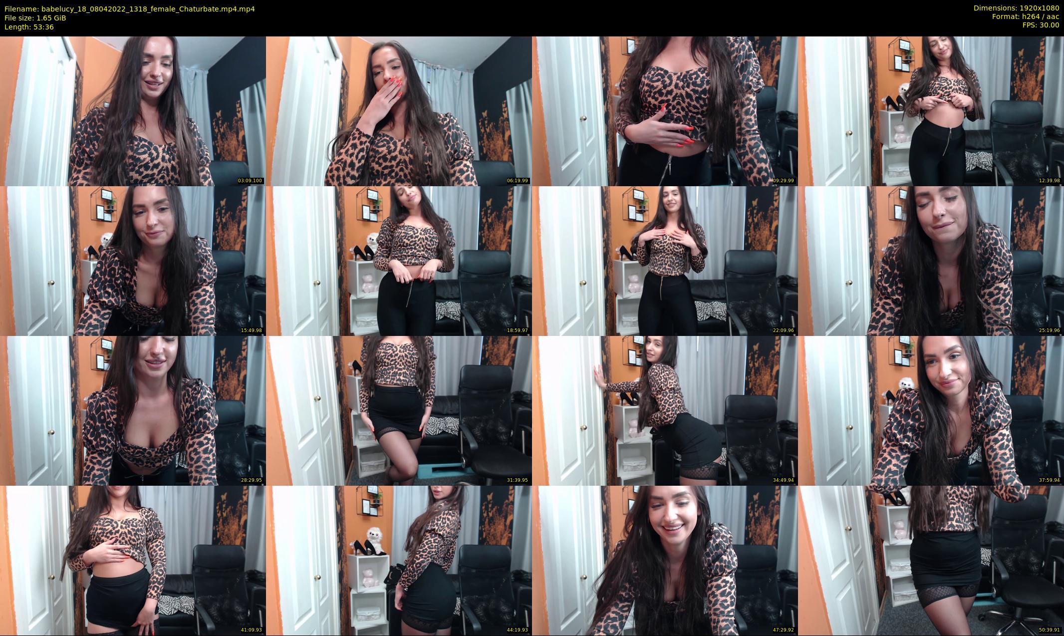 babelucy_18 — 54 minute Chaturbate female cam show recording, 1080p, Apr 8, 2022