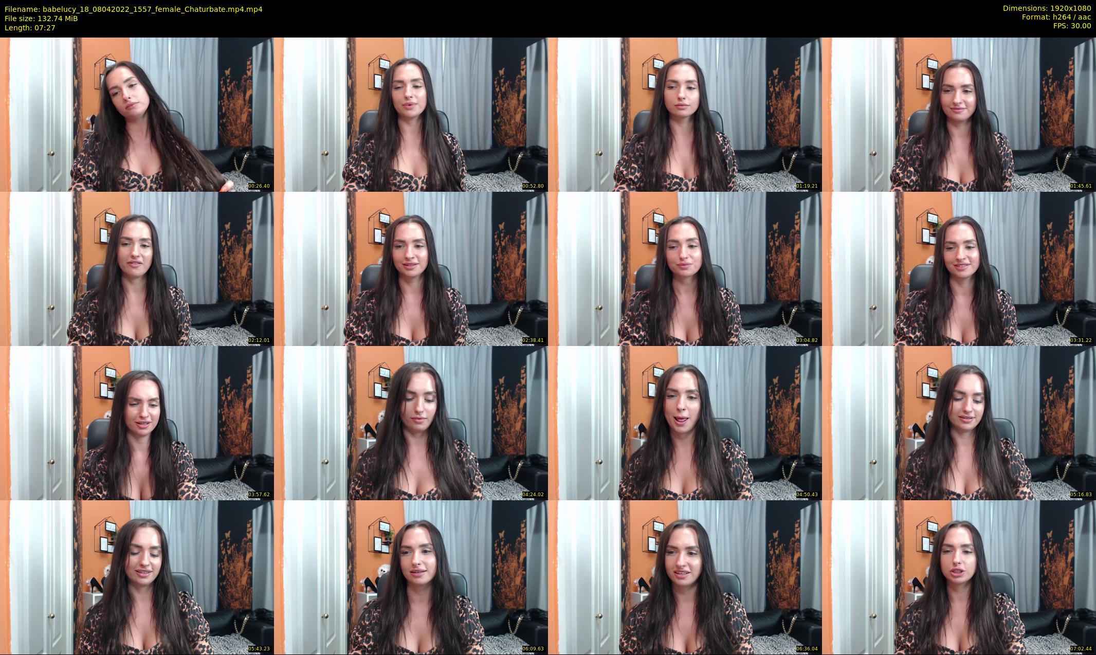 babelucy_18 — 8 minute Chaturbate female cam show recording, 1080p, Apr 8, 2022