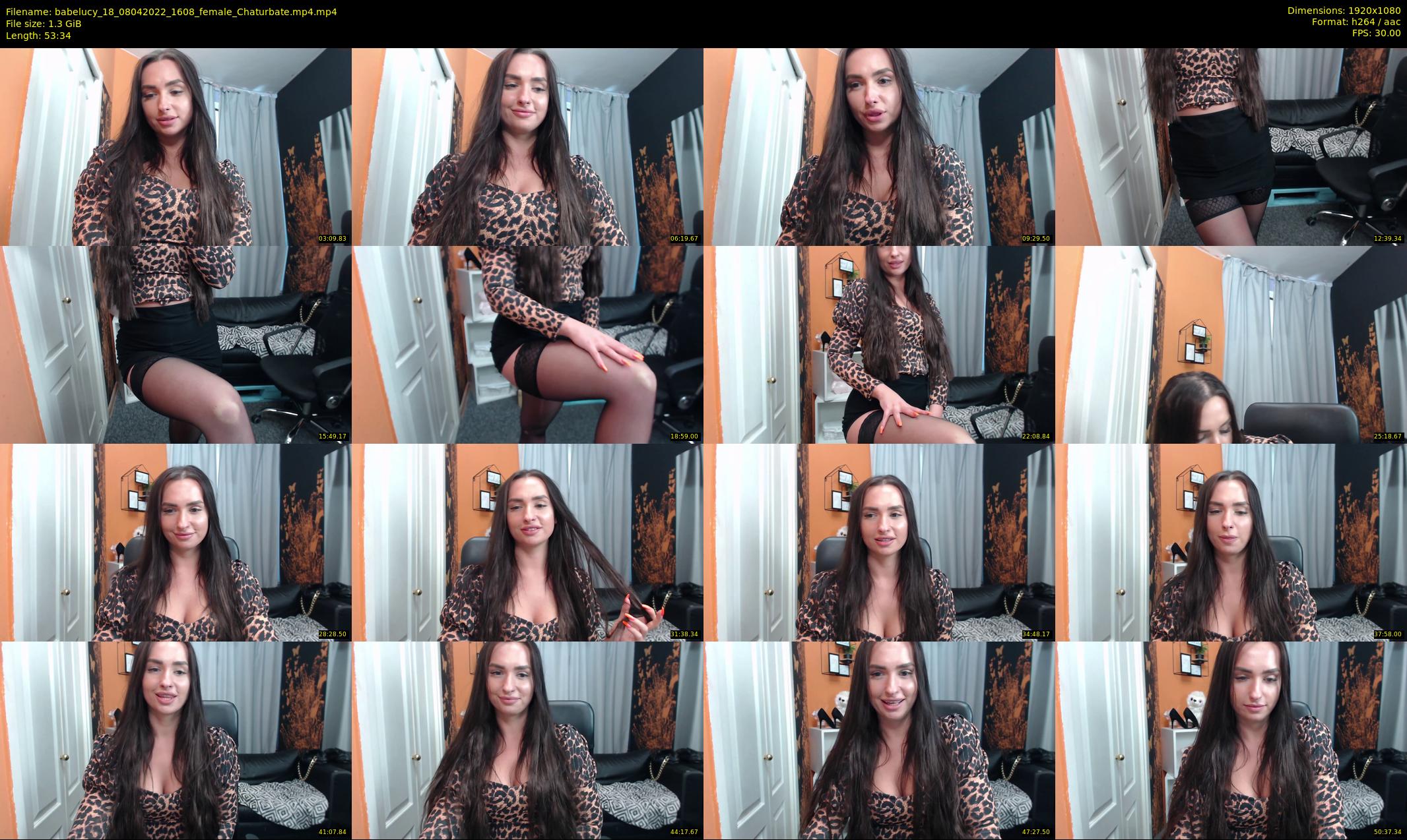 babelucy_18 — 54 minute Chaturbate female cam show recording, 1080p, Apr 8, 2022
