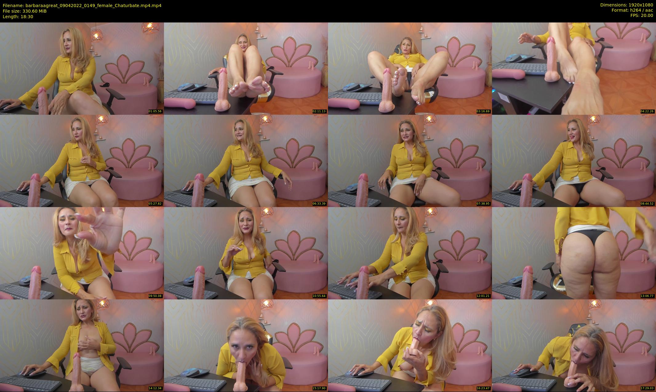 barbaraagreat — 19 minute Chaturbate female cam show recording, 1080p, Apr 9, 2022