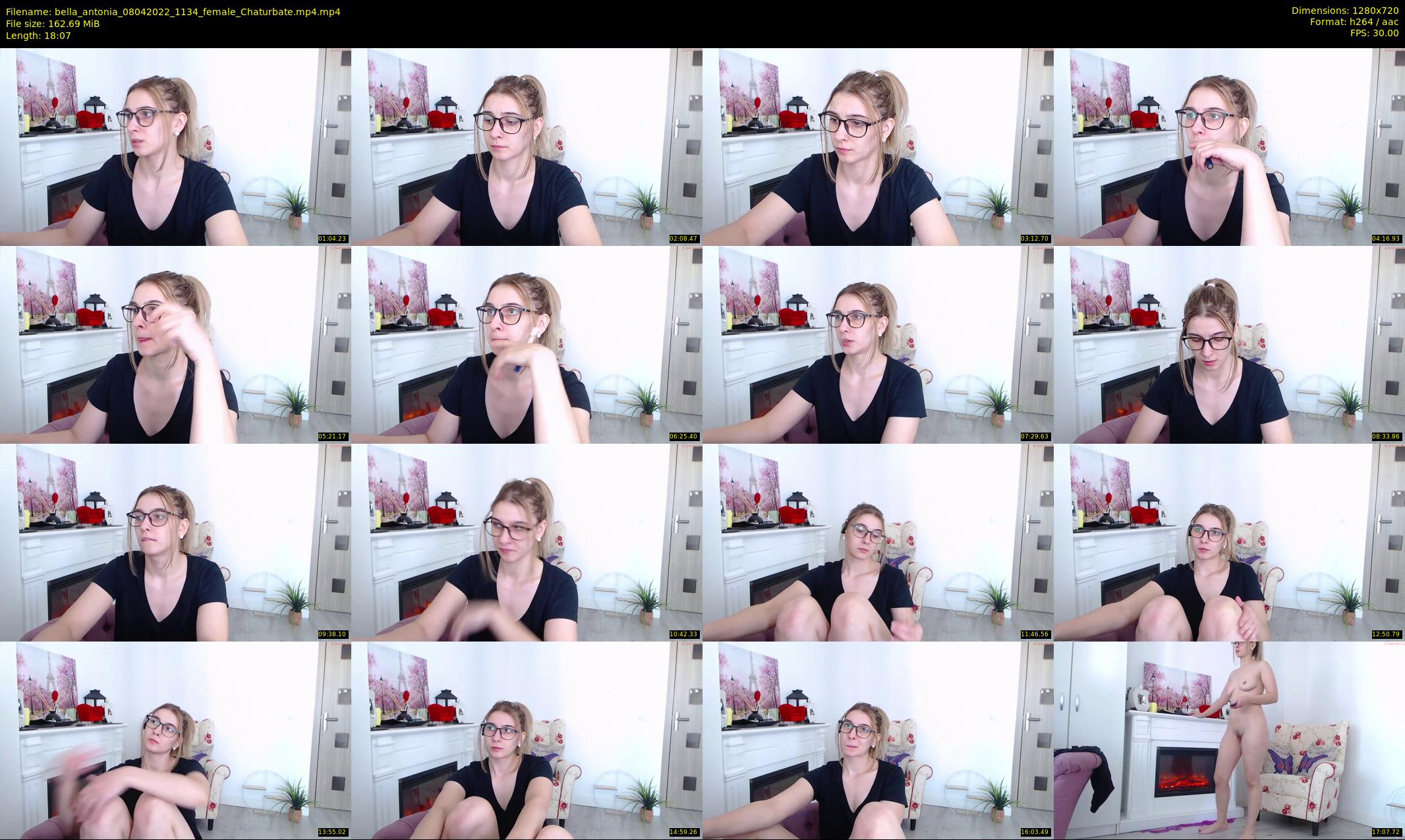 bella_antonia — 19 minute Chaturbate female cam show recording, 720p, Apr 8, 2022