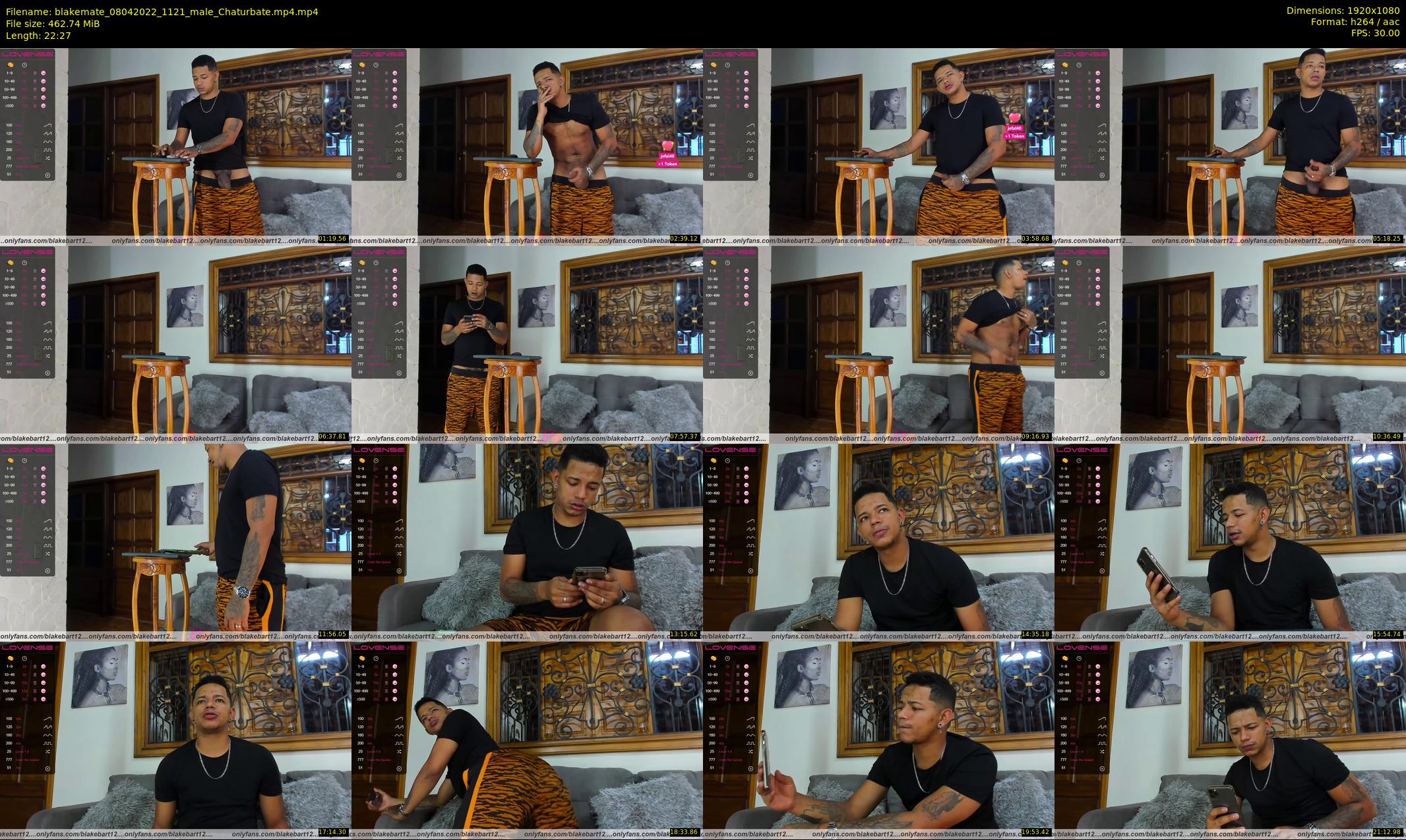 blakemate — 23 minute Chaturbate male cam show recording, 1080p, Apr 8, 2022