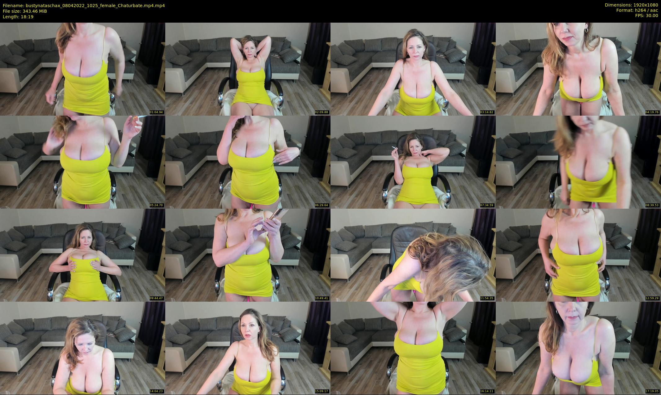 bustynataschax — 19 minute Chaturbate female cam show recording, 1080p, Apr 8, 2022