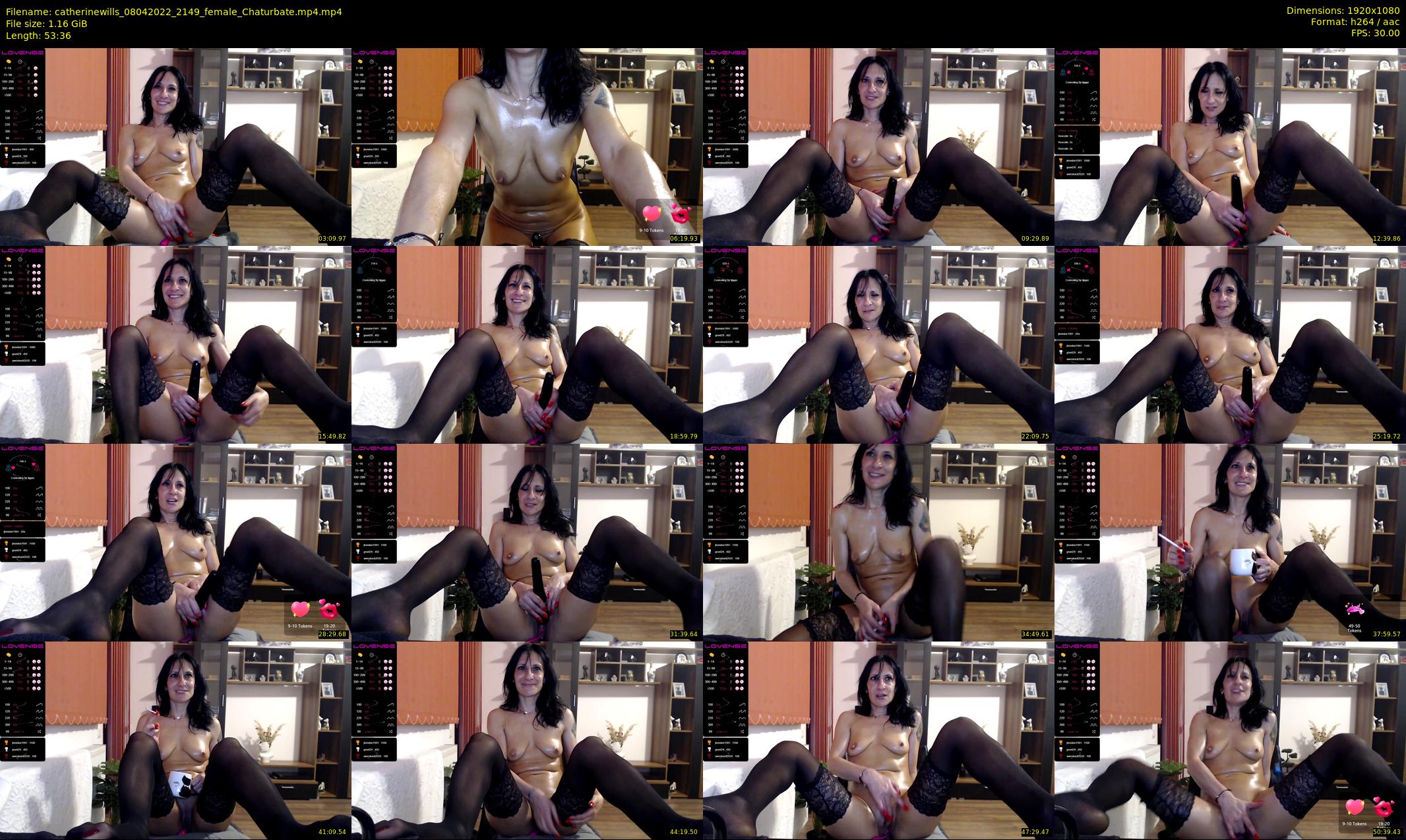 catherinewills — 54 minute Chaturbate female cam show recording, 1080p, Apr 8, 2022