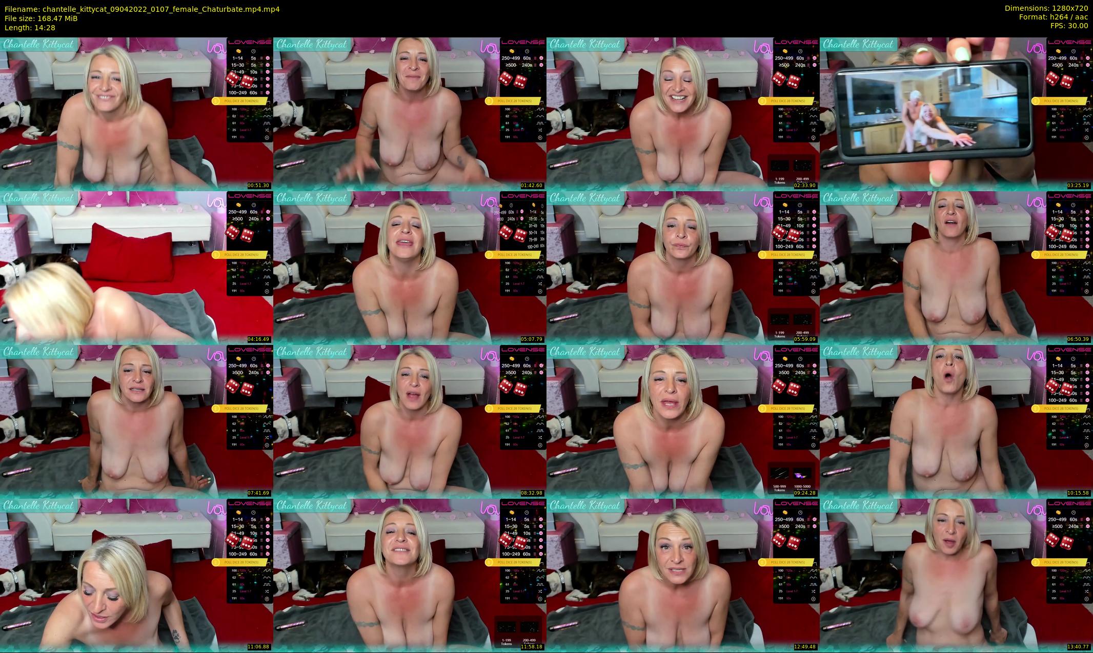 chantelle_kittycat — 15 minute Chaturbate female cam show recording, 720p, Apr 9, 2022