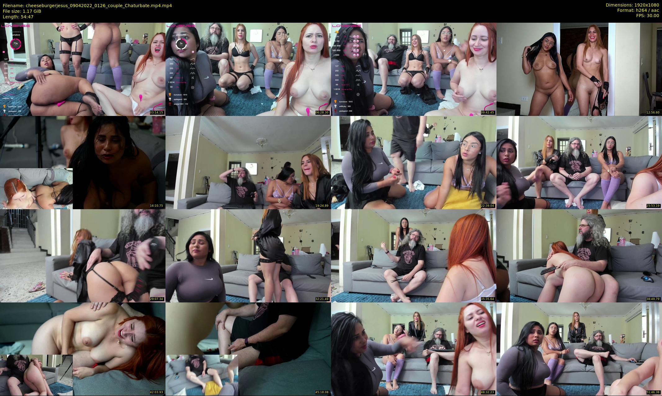 cheeseburgerjesus — 55 minute Chaturbate couple cam show recording, 1080p, Apr 9, 2022
