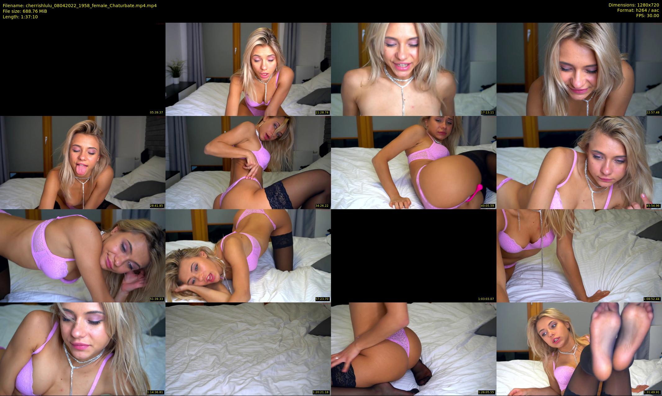 cherrishlulu — 98 minute Chaturbate female cam show recording, 720p, Apr 8, 2022