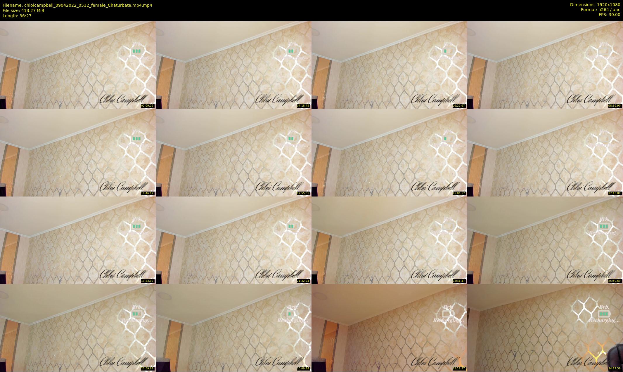 chloicampbell — 37 minute Chaturbate female cam show recording, 1080p, Apr 9, 2022