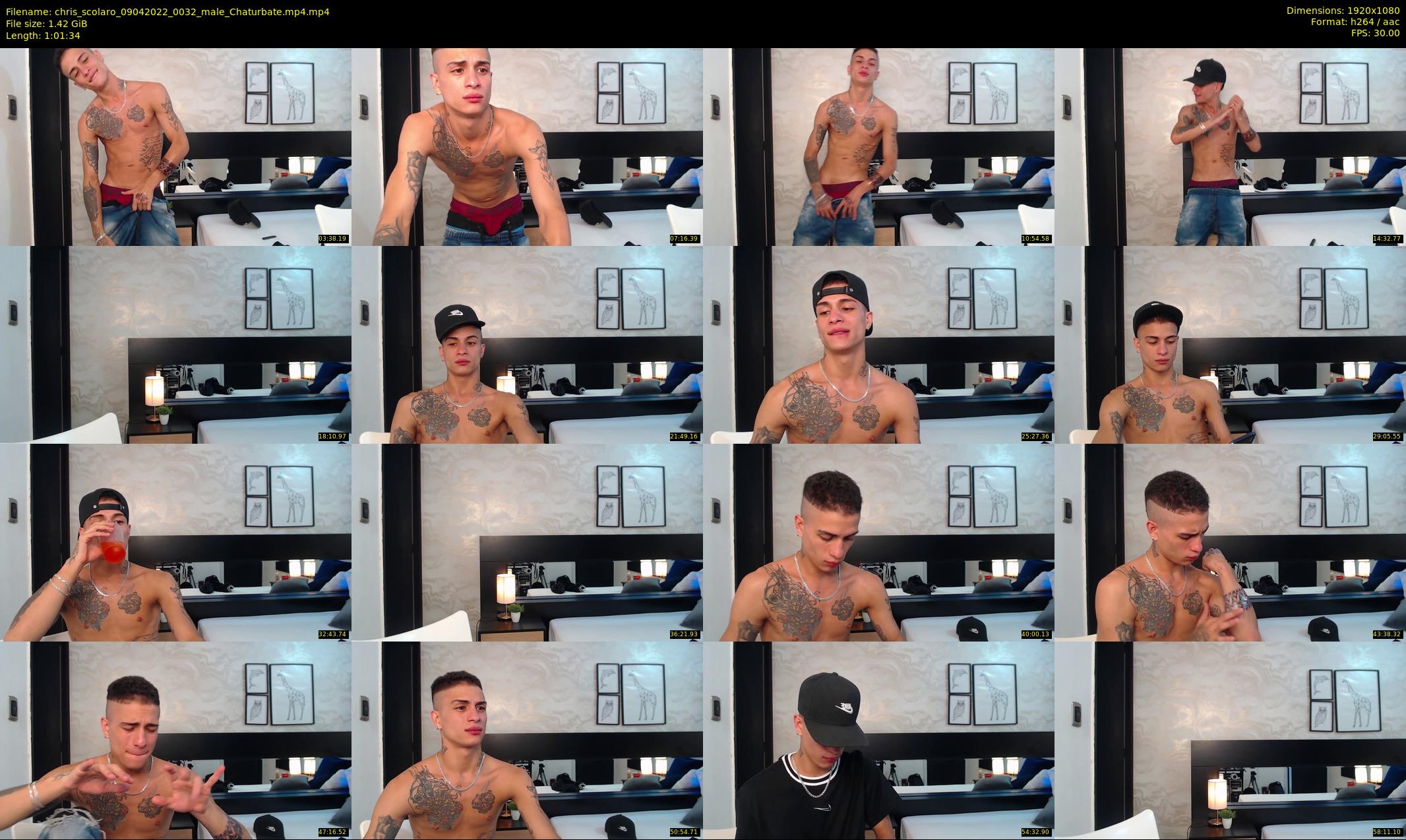 chris_scolaro — 62 minute Chaturbate male cam show recording, 1080p, Apr 9, 2022