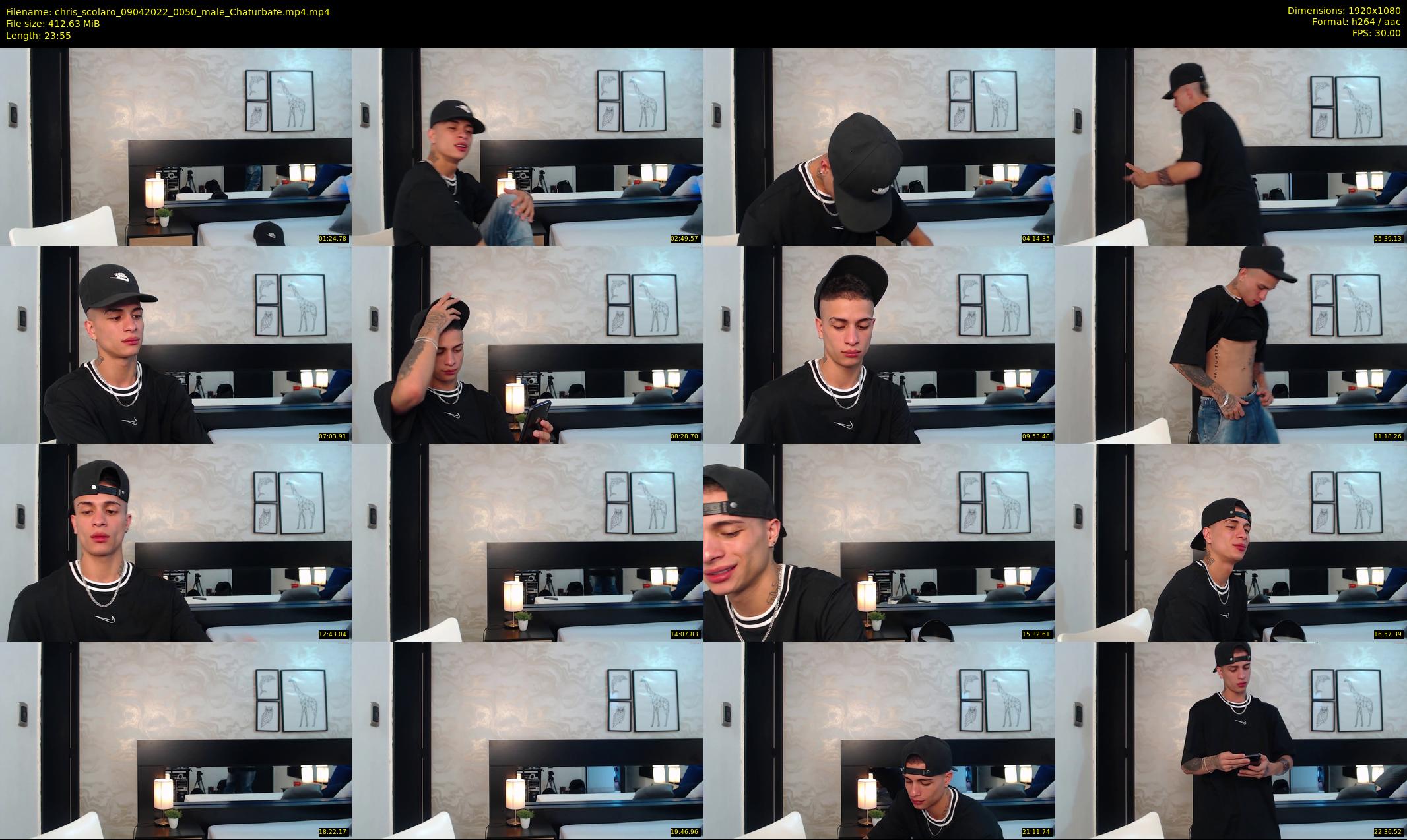 chris_scolaro — 24 minute Chaturbate male cam show recording, 1080p, Apr 9, 2022