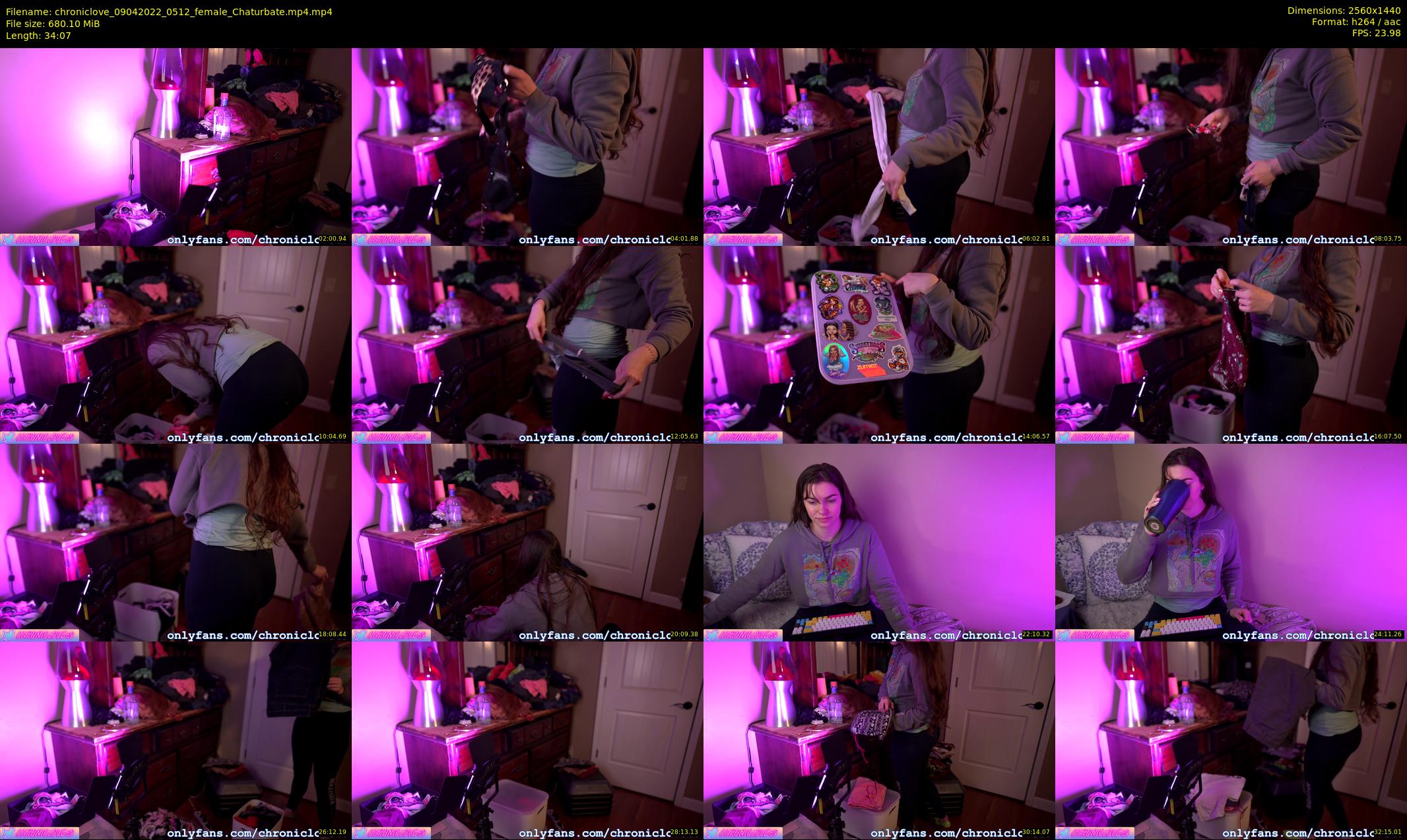 chroniclove — 35 minute Chaturbate female cam show recording, 1080p, Apr 9, 2022