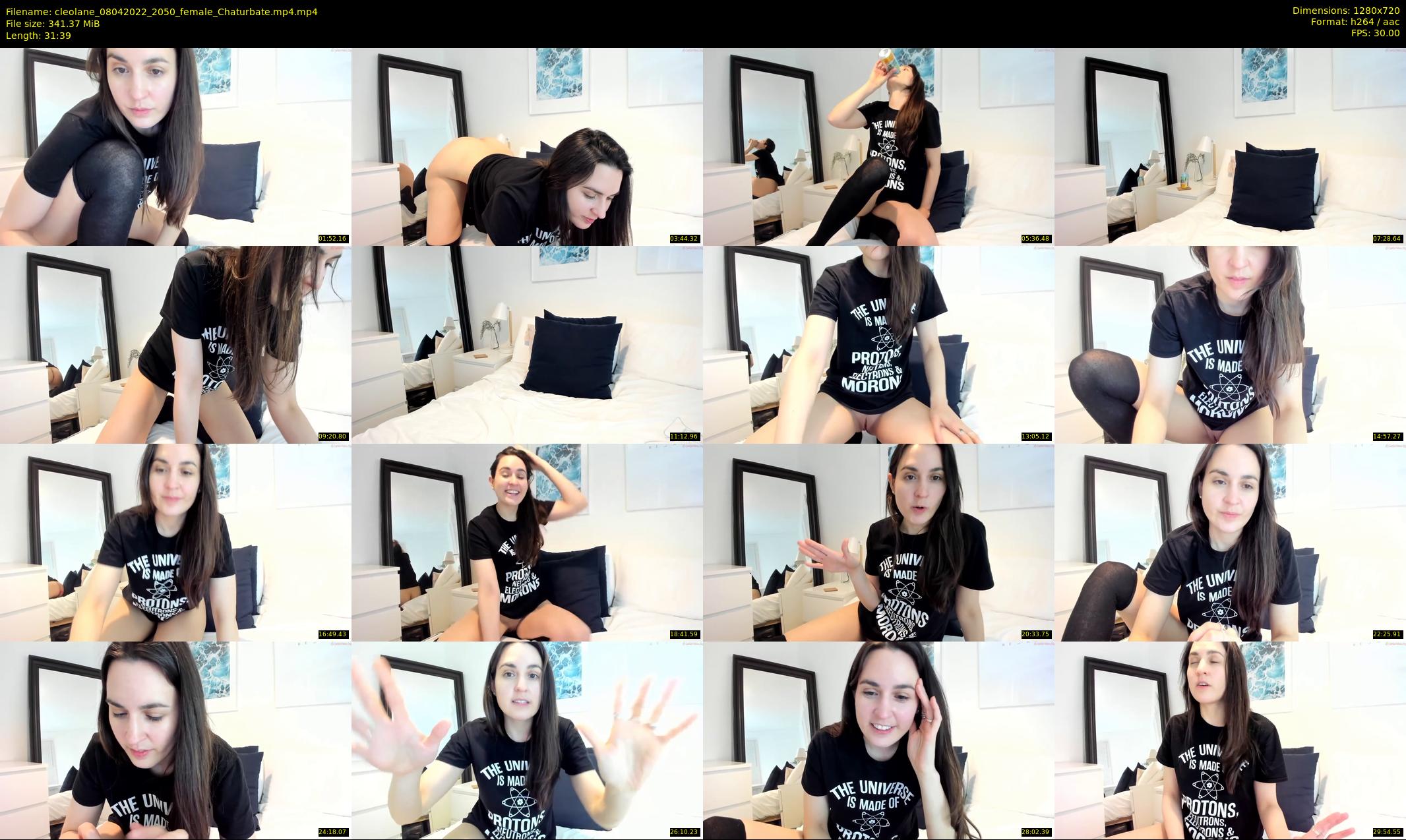 cleolane — 32 minute Chaturbate female cam show recording, 720p, Apr 8, 2022