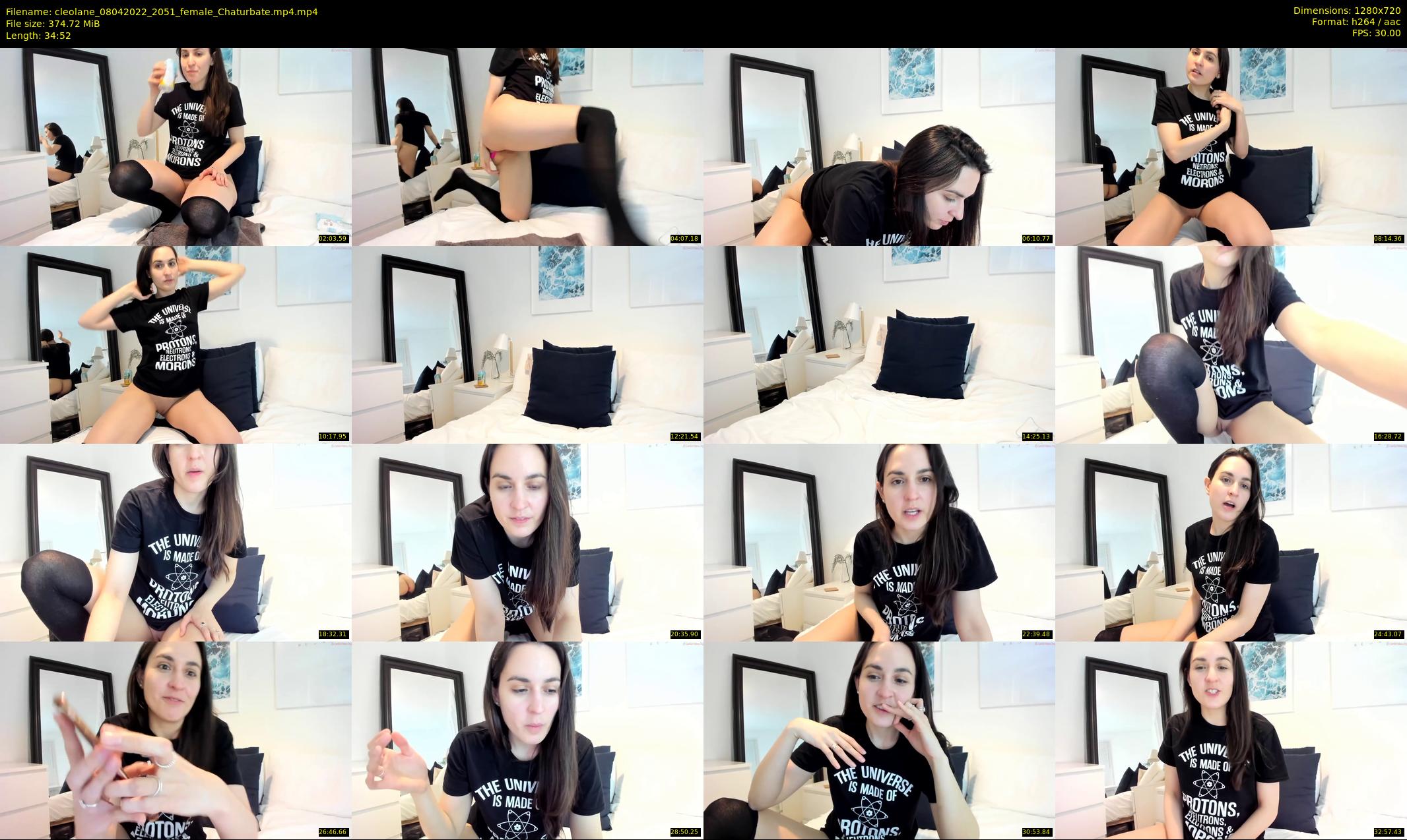 cleolane — 35 minute Chaturbate female cam show recording, 720p, Apr 8, 2022