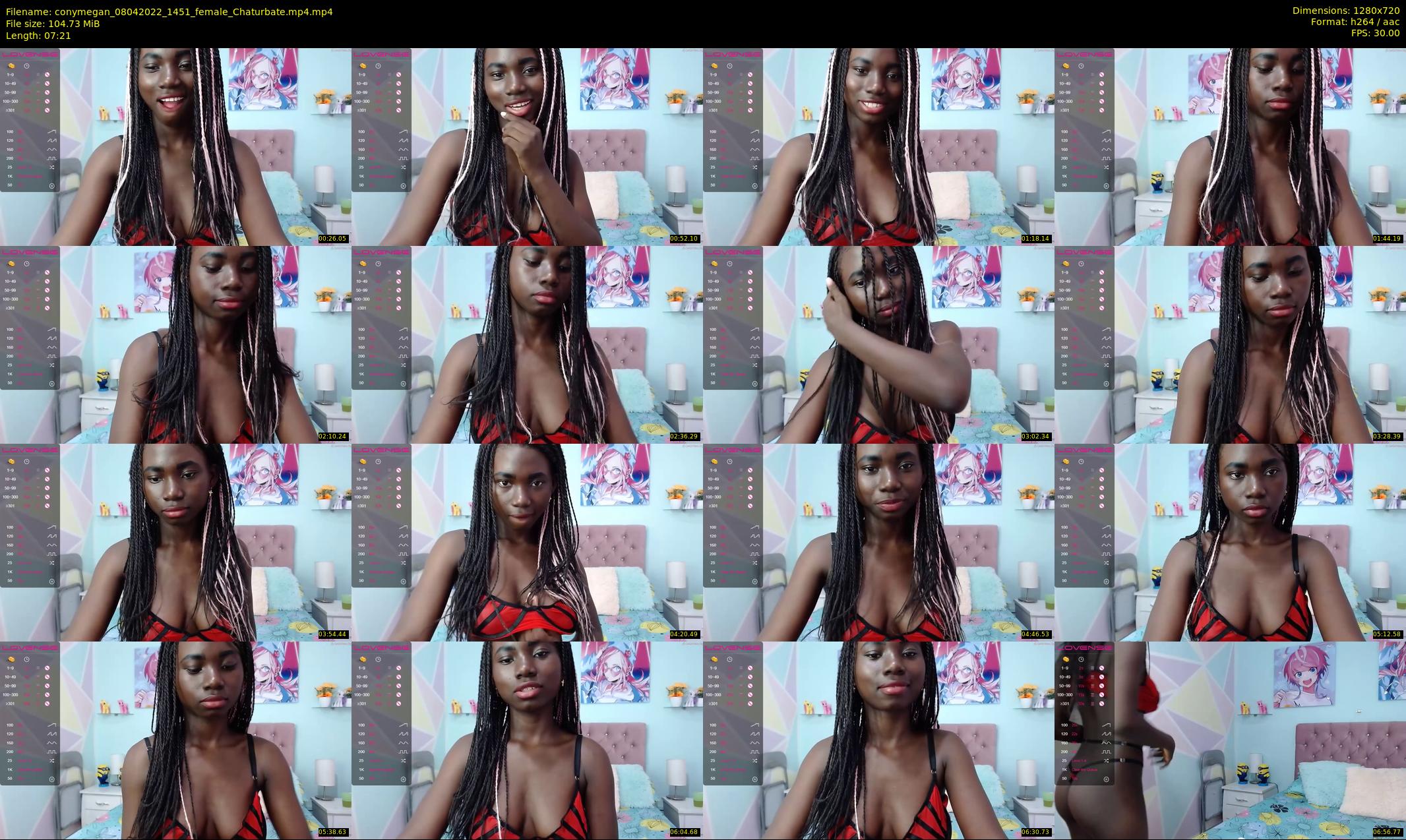 conymegan — 8 minute Chaturbate female cam show recording, 720p, Apr 8, 2022
