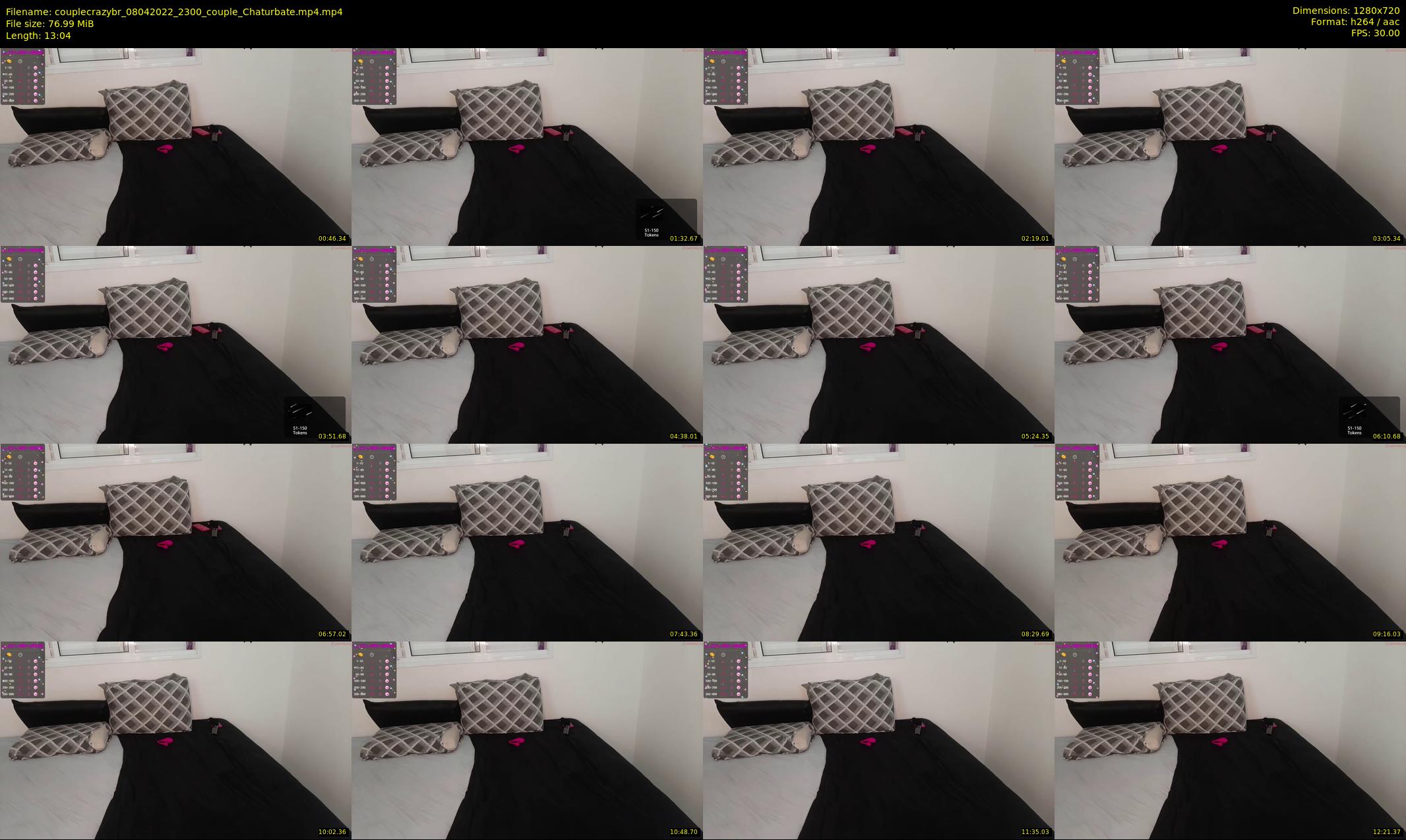 couplecrazybr — 14 minute Chaturbate couple cam show recording, 720p, Apr 8, 2022