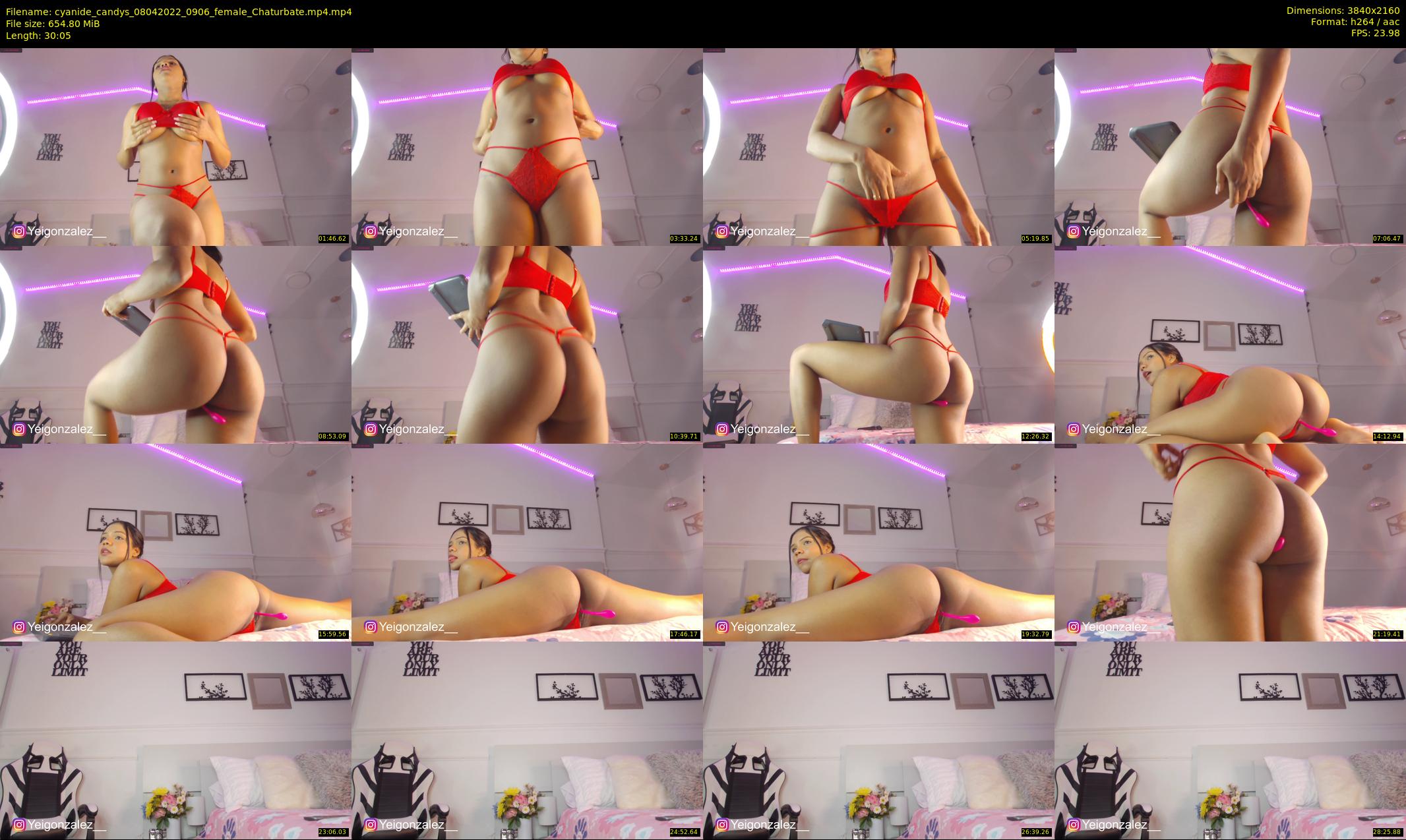 cyanide_candys — 31 minute Chaturbate female cam show recording, 4K, Apr 8, 2022