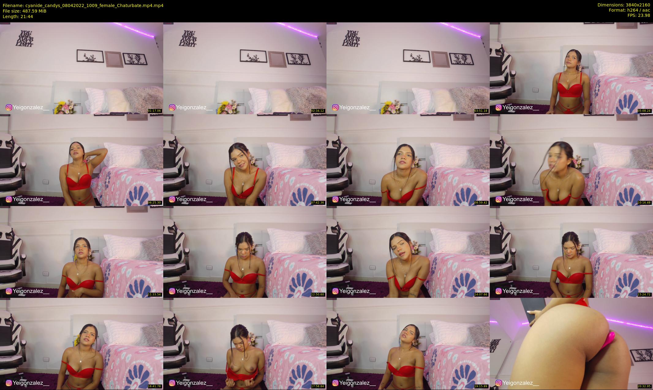 cyanide_candys — 22 minute Chaturbate female cam show recording, 4K, Apr 8, 2022