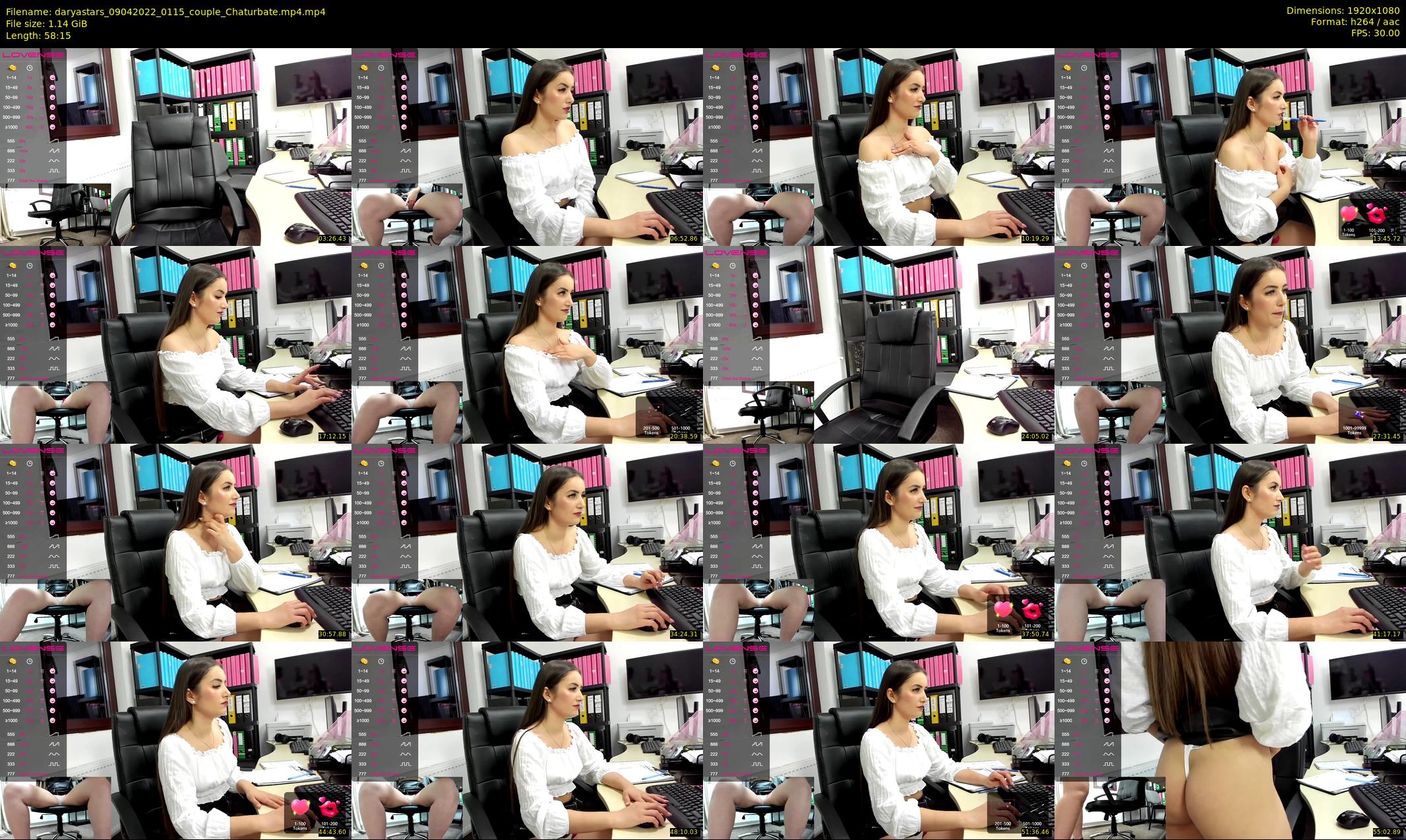 daryastars — 59 minute Chaturbate couple cam show recording, 1080p, Apr 9, 2022