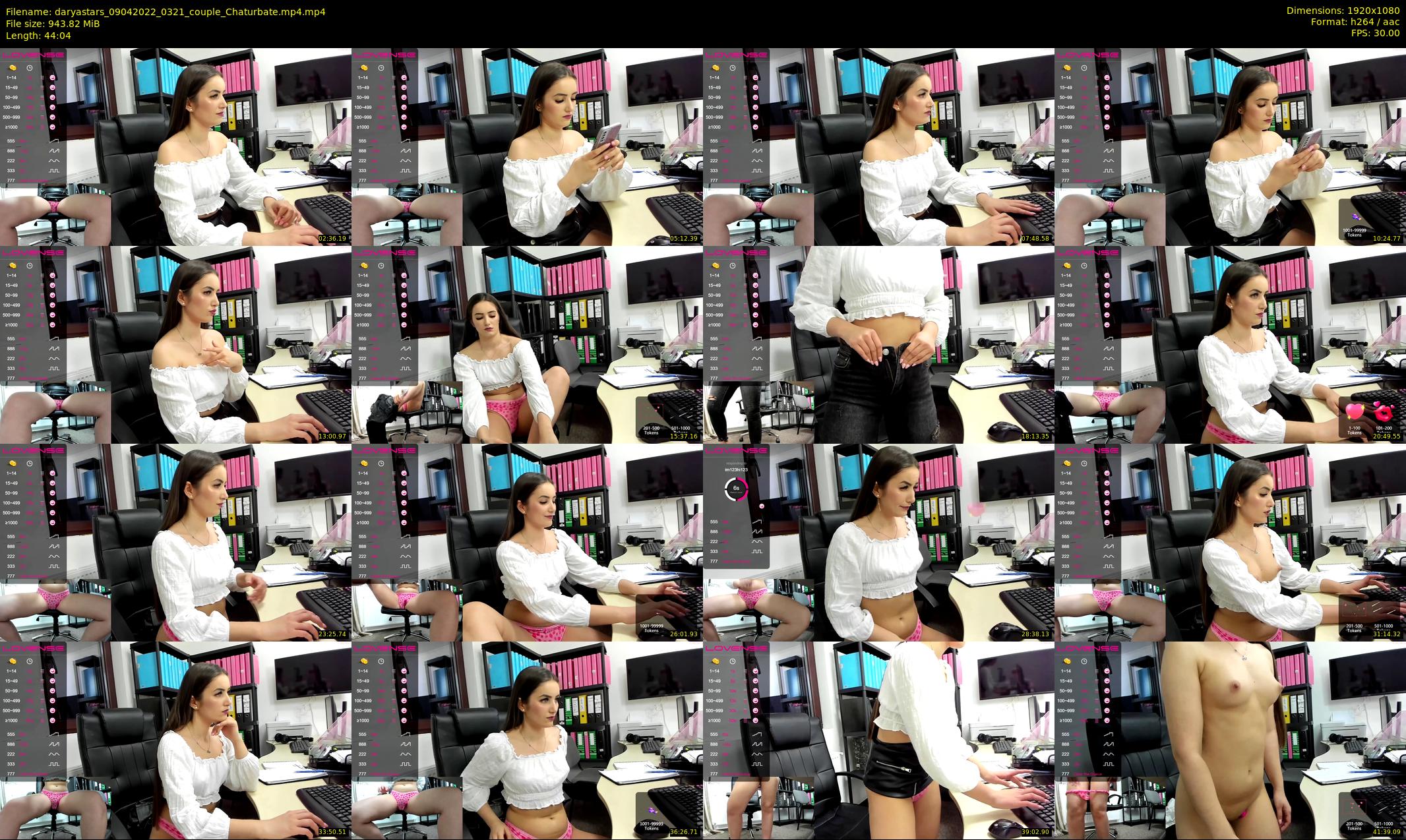 daryastars — 45 minute Chaturbate couple cam show recording, 1080p, Apr 9, 2022