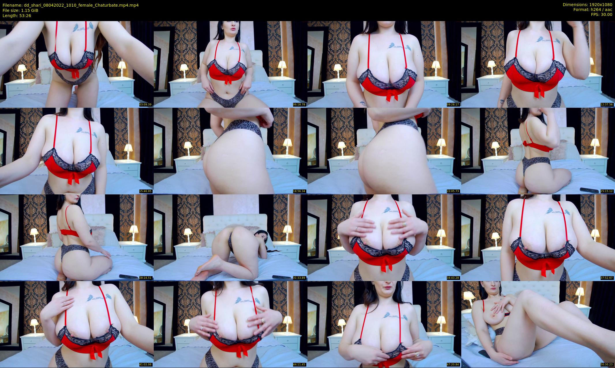 dd_shari — 54 minute Chaturbate female cam show recording, 1080p, Apr 8, 2022