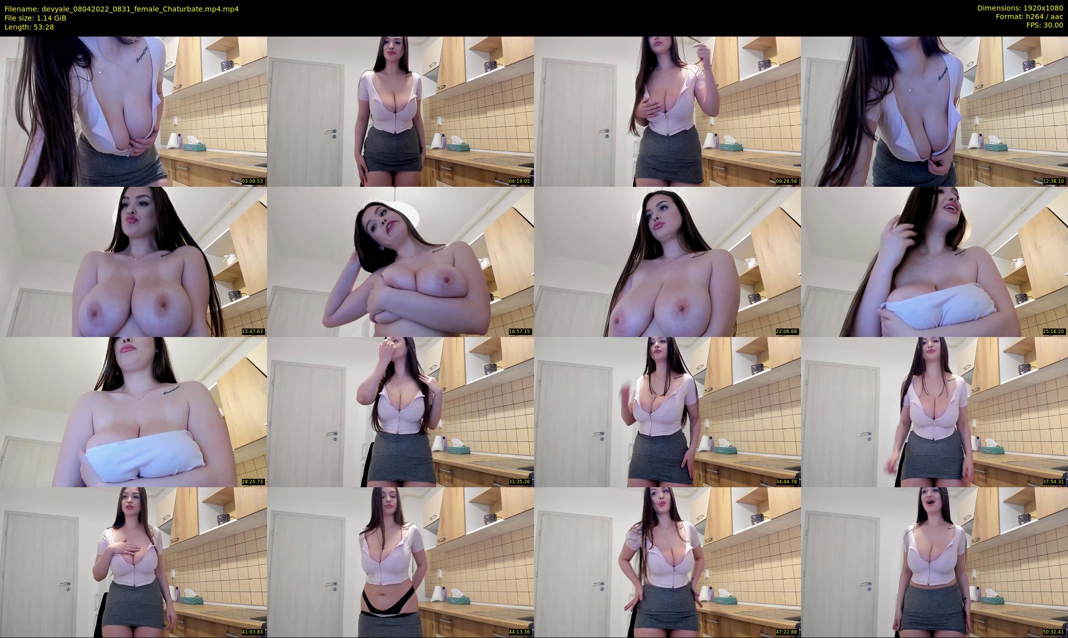 devyale — 54 minute Chaturbate female cam show recording, 1080p, Apr 8, 2022