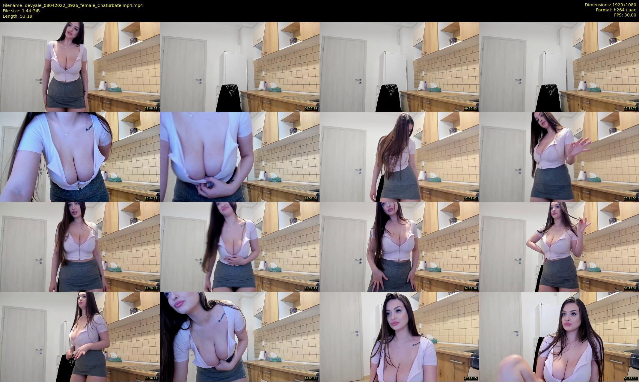 devyale — 54 minute Chaturbate female cam show recording, 1080p, Apr 8, 2022