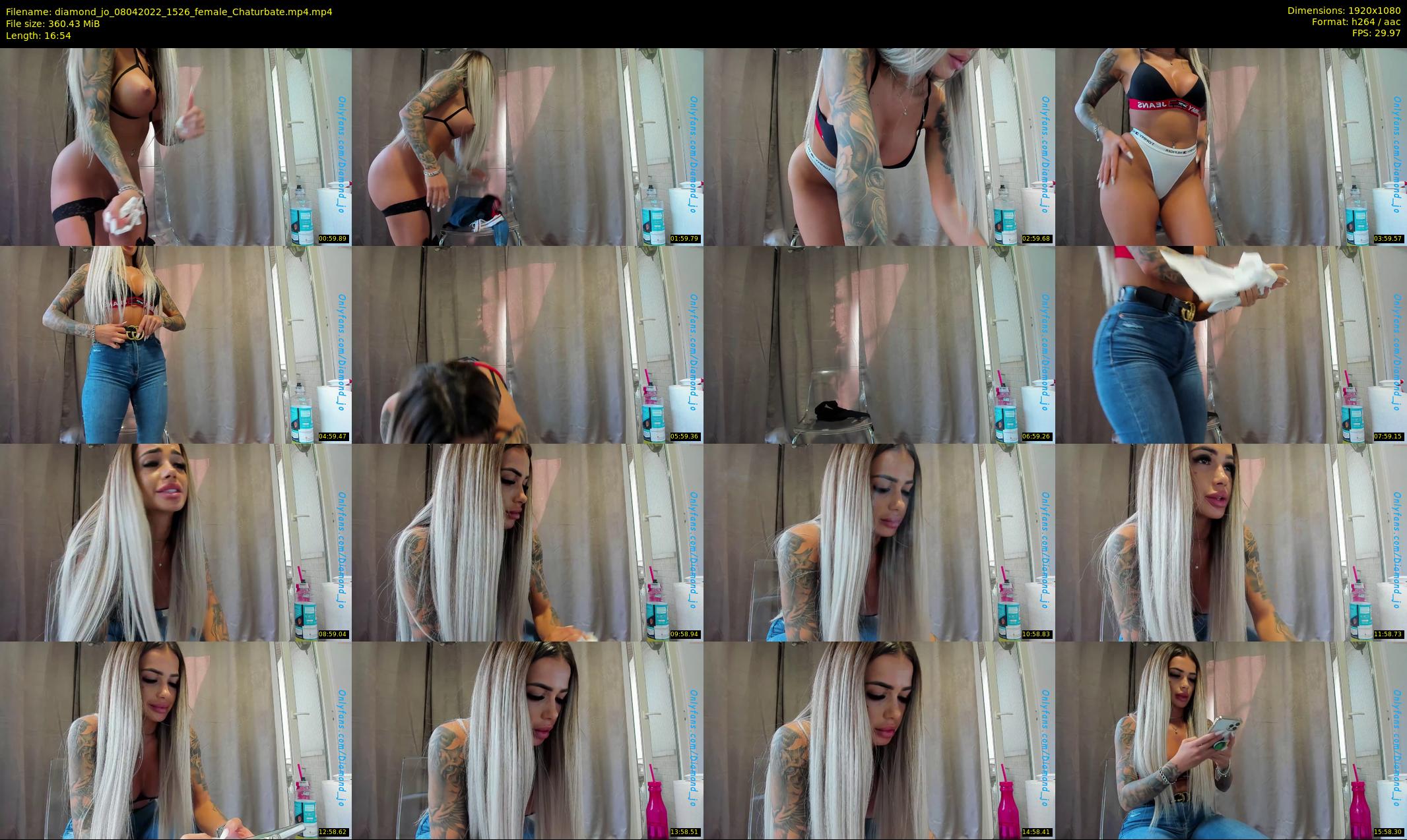 diamond_jo — 17 minute Chaturbate female cam show recording, 1080p, Apr 8, 2022