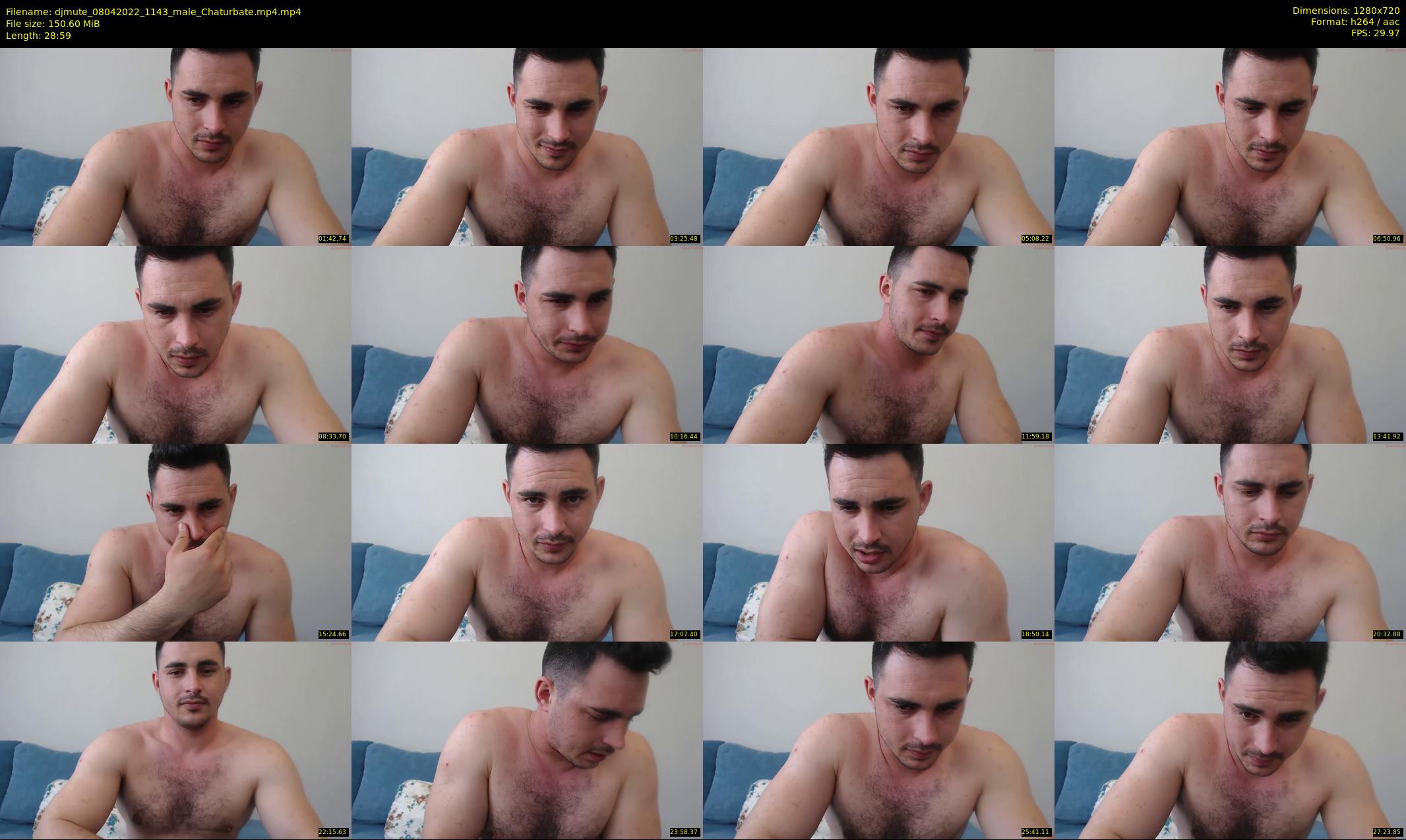 djmute — 29 minute Chaturbate male cam show recording, 720p, Apr 8, 2022