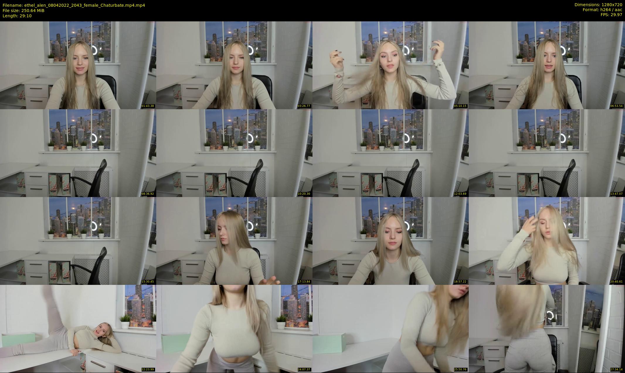 ethel_alen — 30 minute Chaturbate female cam show recording, 720p, Apr 8, 2022