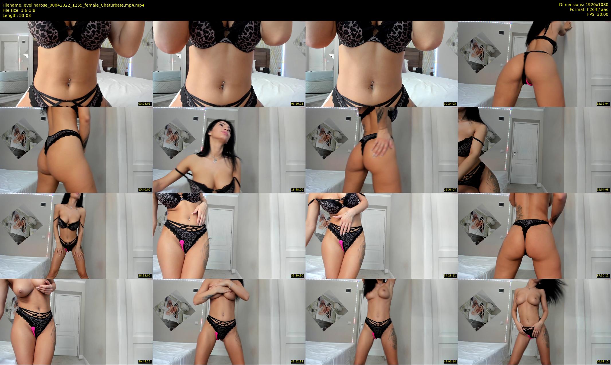 evelinarose — 54 minute Chaturbate female cam show recording, 1080p, Apr 8, 2022