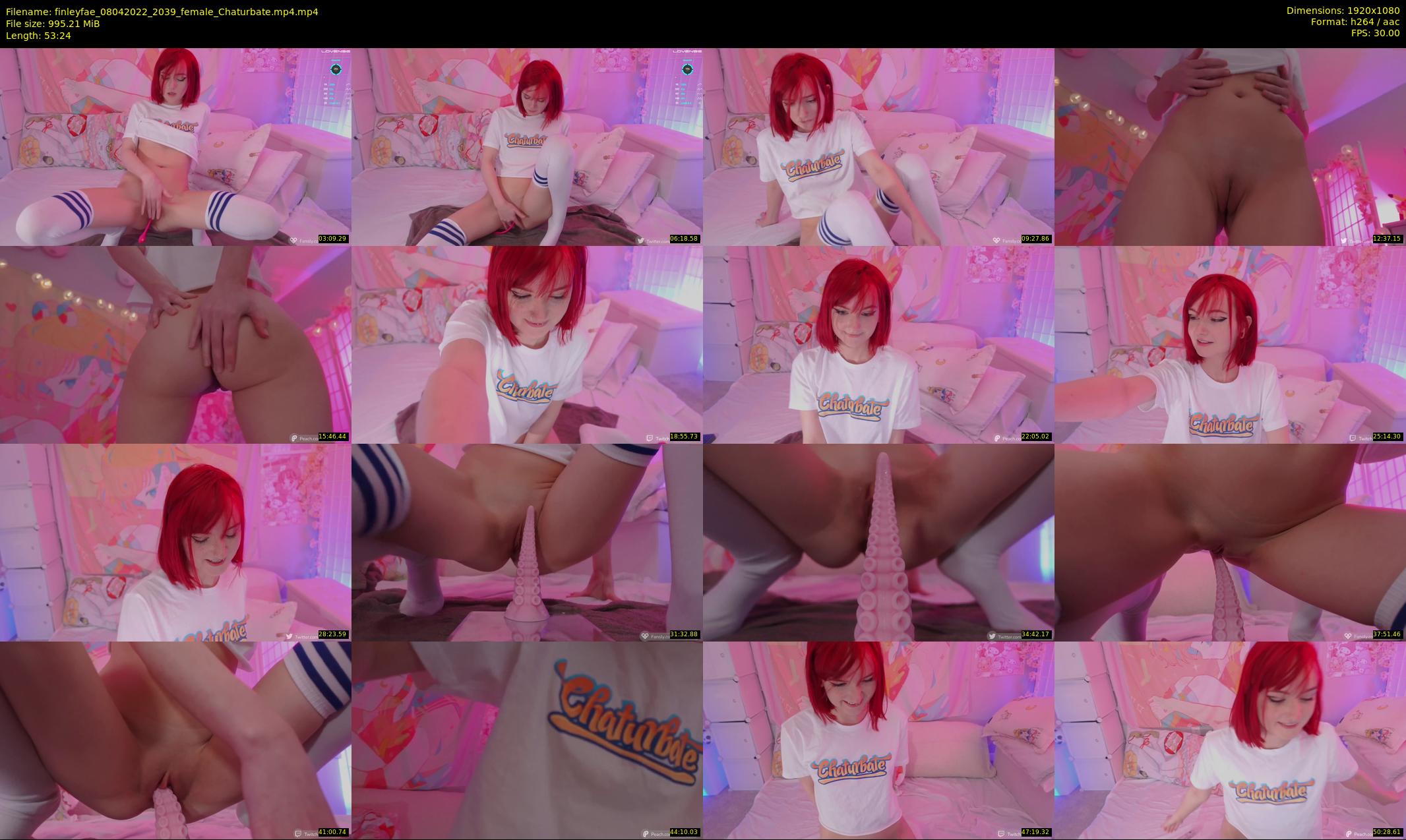 finleyfae — 54 minute Chaturbate female cam show recording, 1080p, Apr 8, 2022