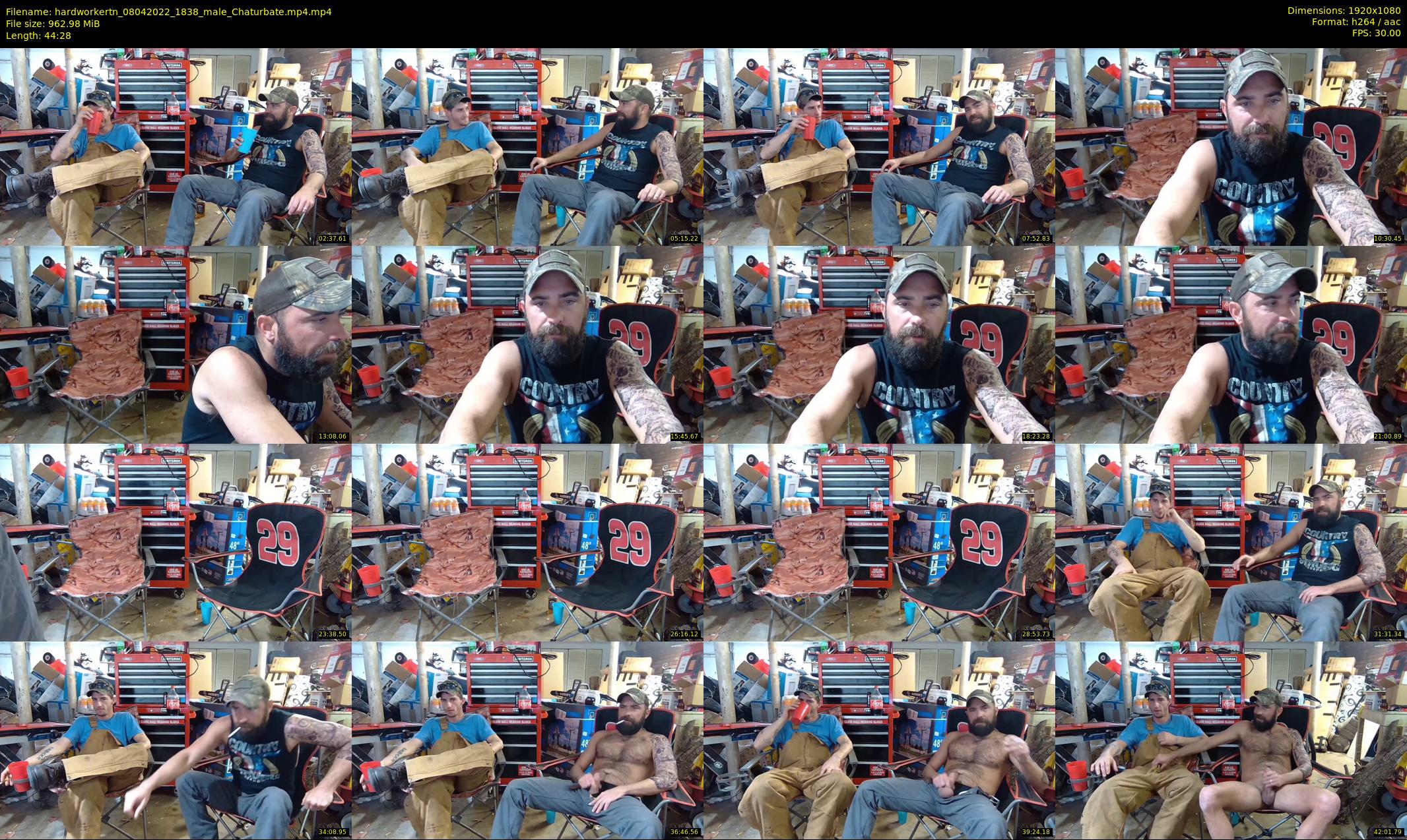 hardworkertn — 45 minute Chaturbate male cam show recording, 1080p, Apr 8, 2022