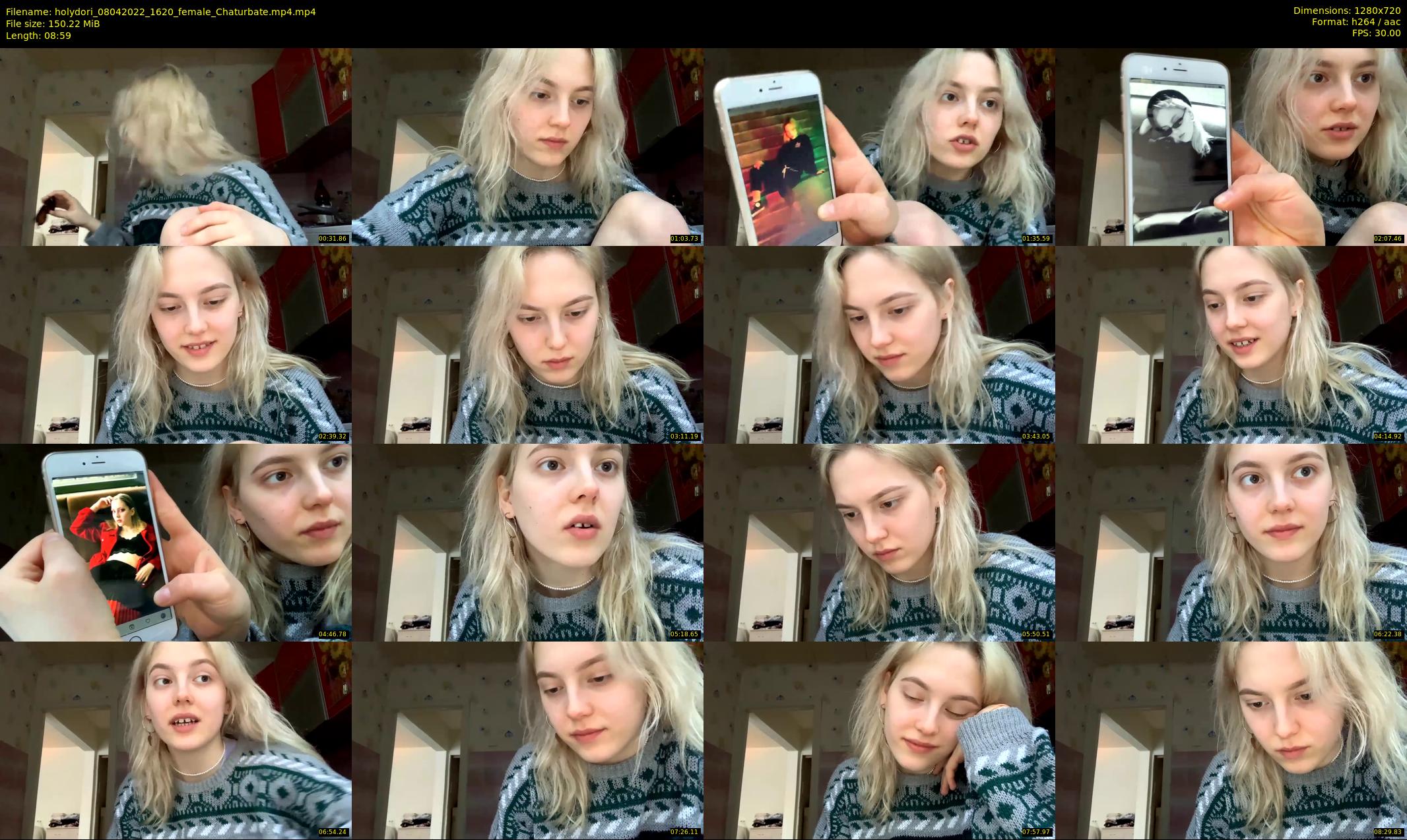 holydori — 9 minute Chaturbate female cam show recording, 720p, Apr 8, 2022
