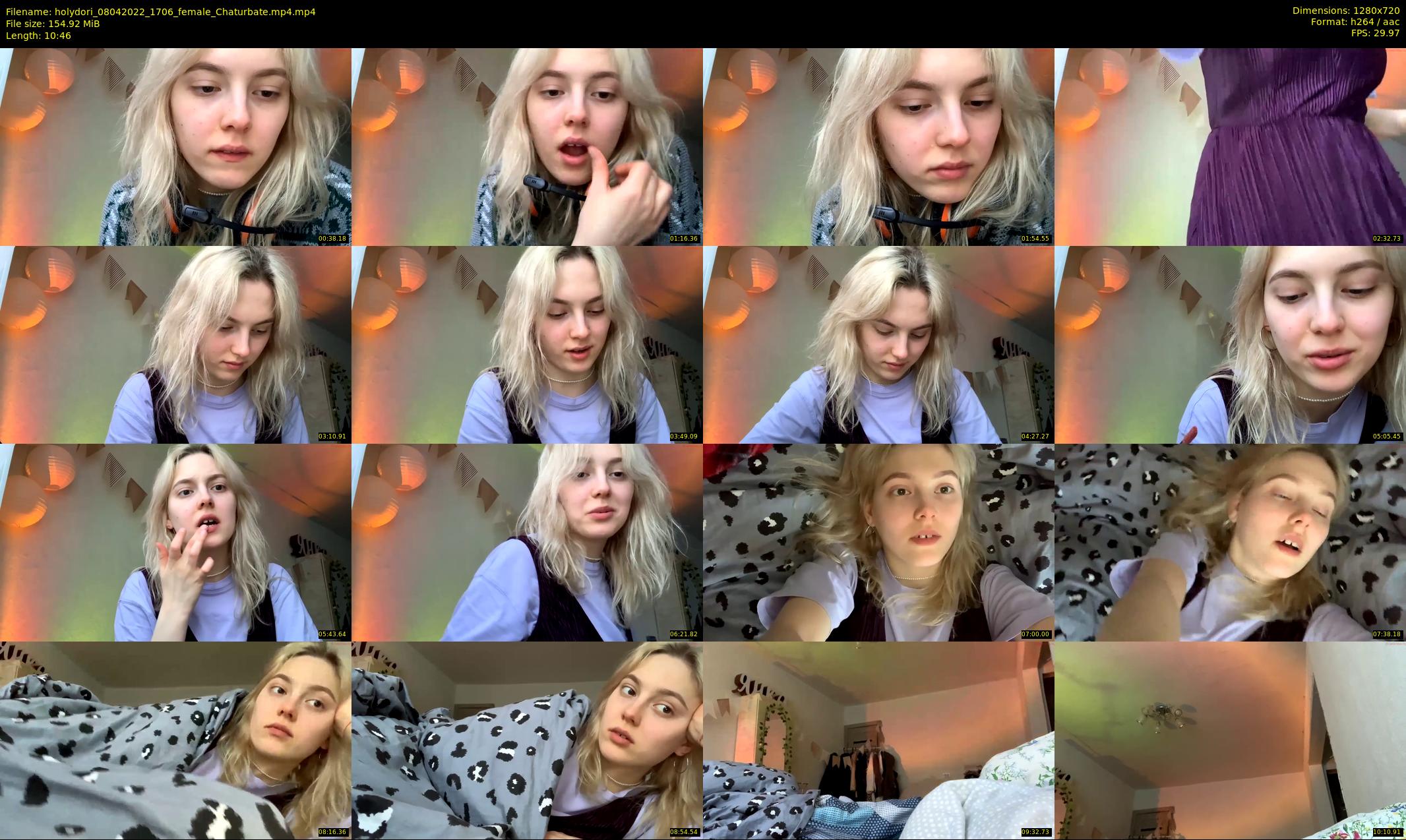 holydori — 11 minute Chaturbate female cam show recording, 720p, Apr 8, 2022