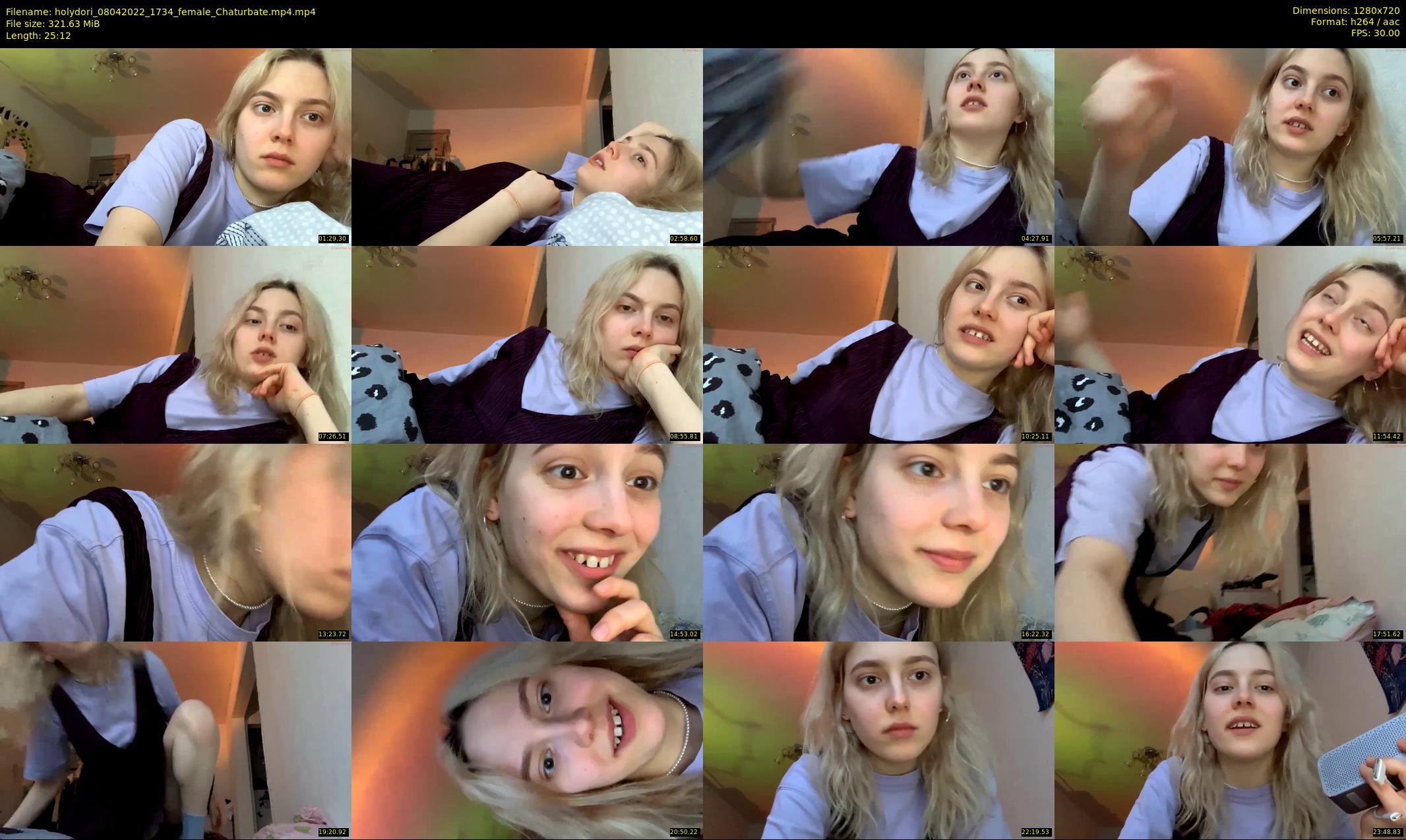holydori — 26 minute Chaturbate female cam show recording, 720p, Apr 8, 2022