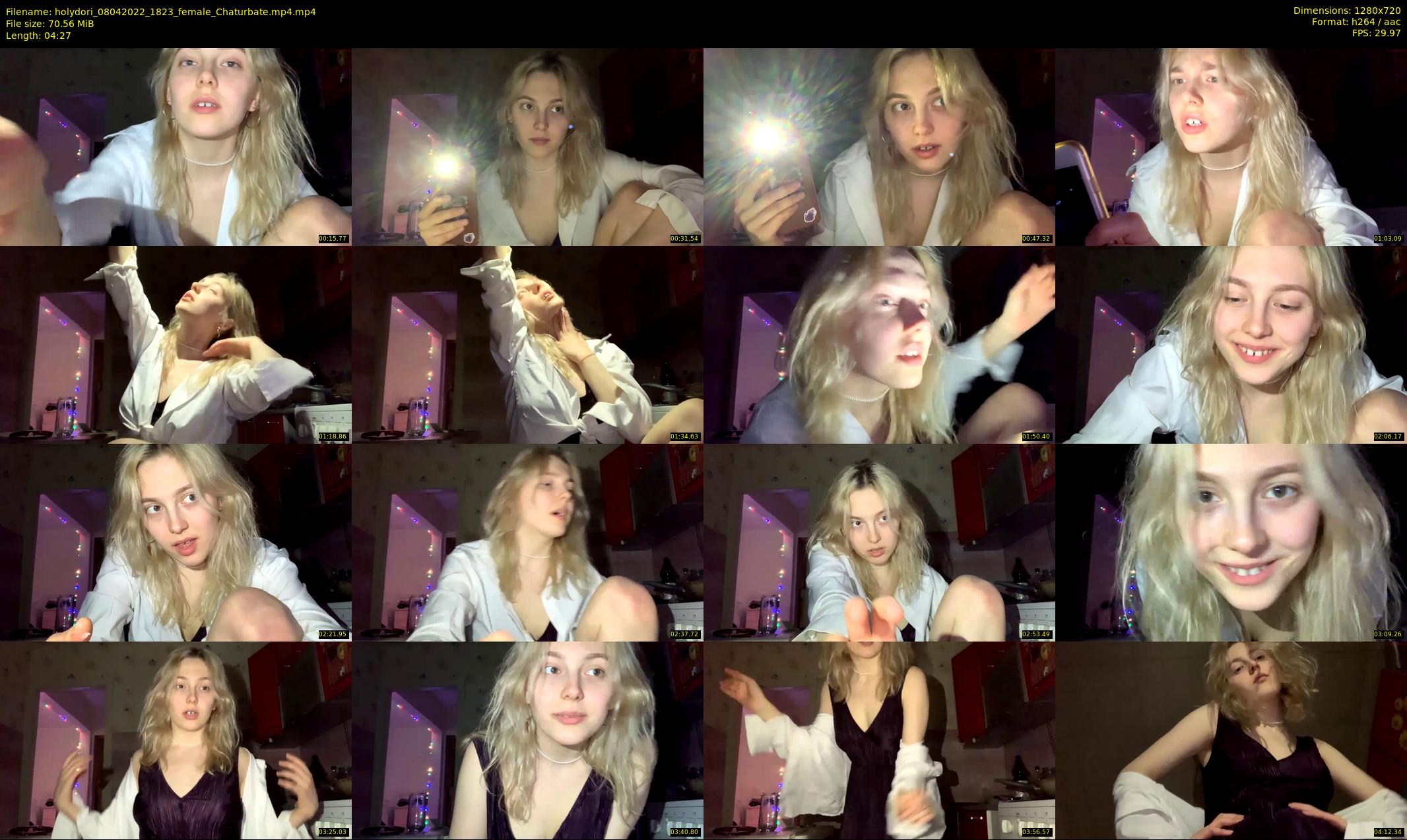 holydori — 5 minute Chaturbate female cam show recording, 720p, Apr 8, 2022