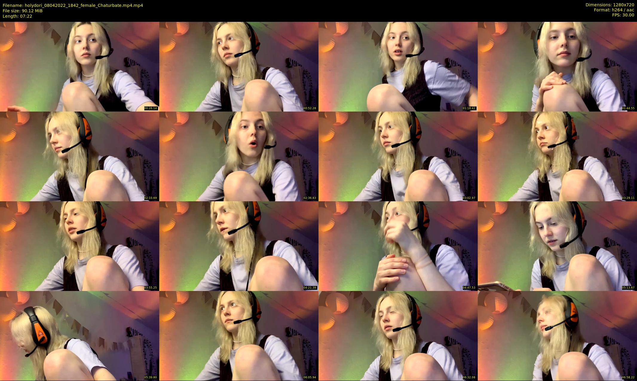 holydori — 8 minute Chaturbate female cam show recording, 720p, Apr 8, 2022
