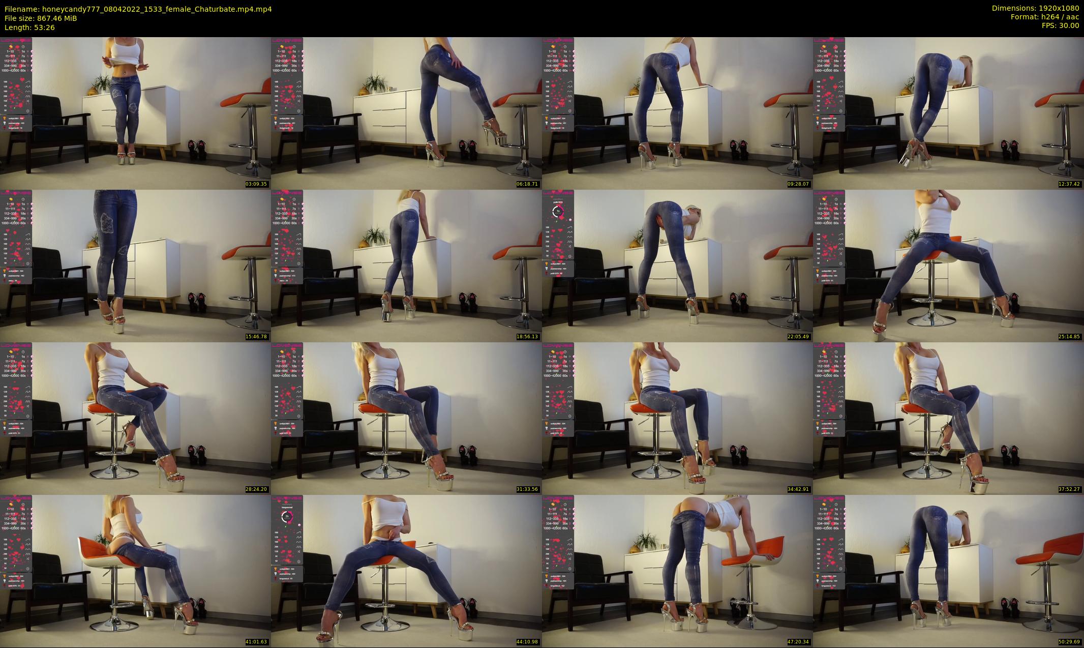honeycandy777 — 54 minute Chaturbate couple cam show recording, 1080p, Apr 8, 2022