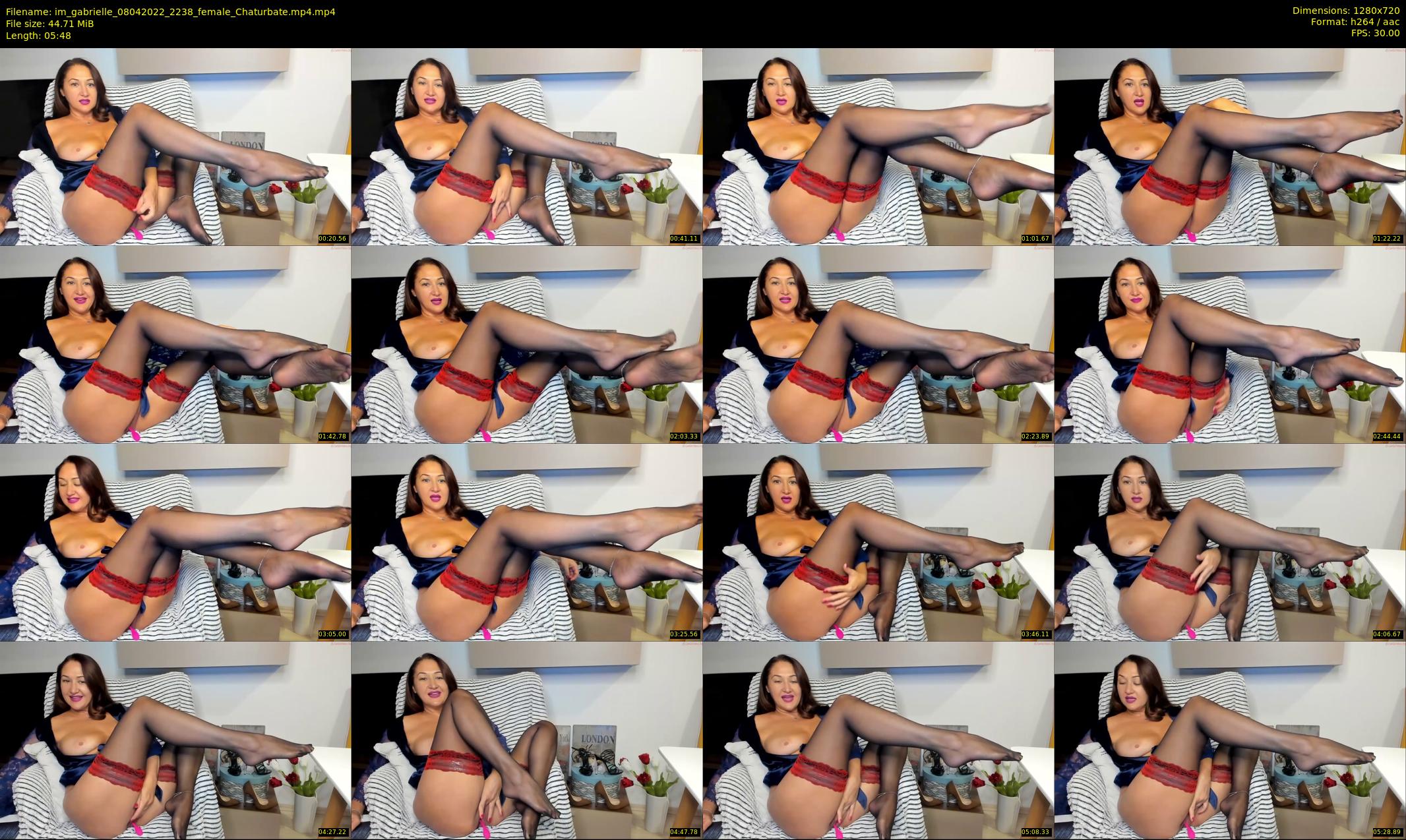 im_gabrielle — 6 minute Chaturbate female cam show recording, 720p, Apr 8, 2022